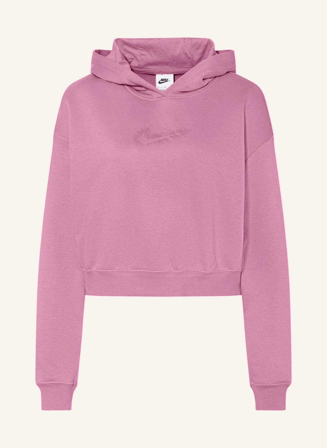 Image of Nike Cropped-Hoodie Sportswear Club pink