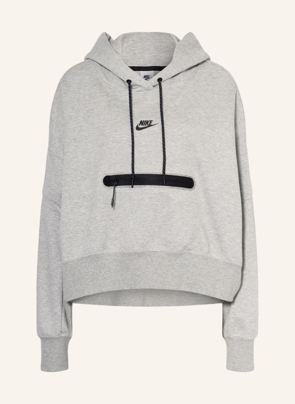 Image of Nike Oversized-Hoodie Sportswear Tech Fleece grau