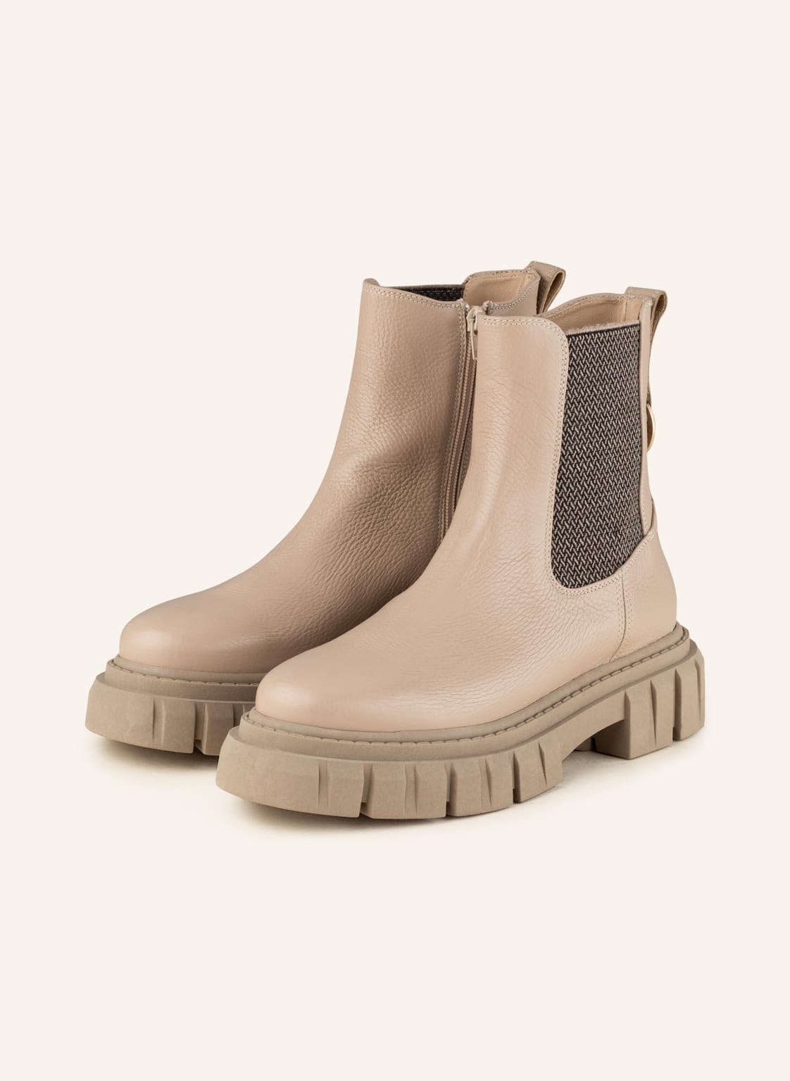 Image of Pertini Chelsea-Boots beige