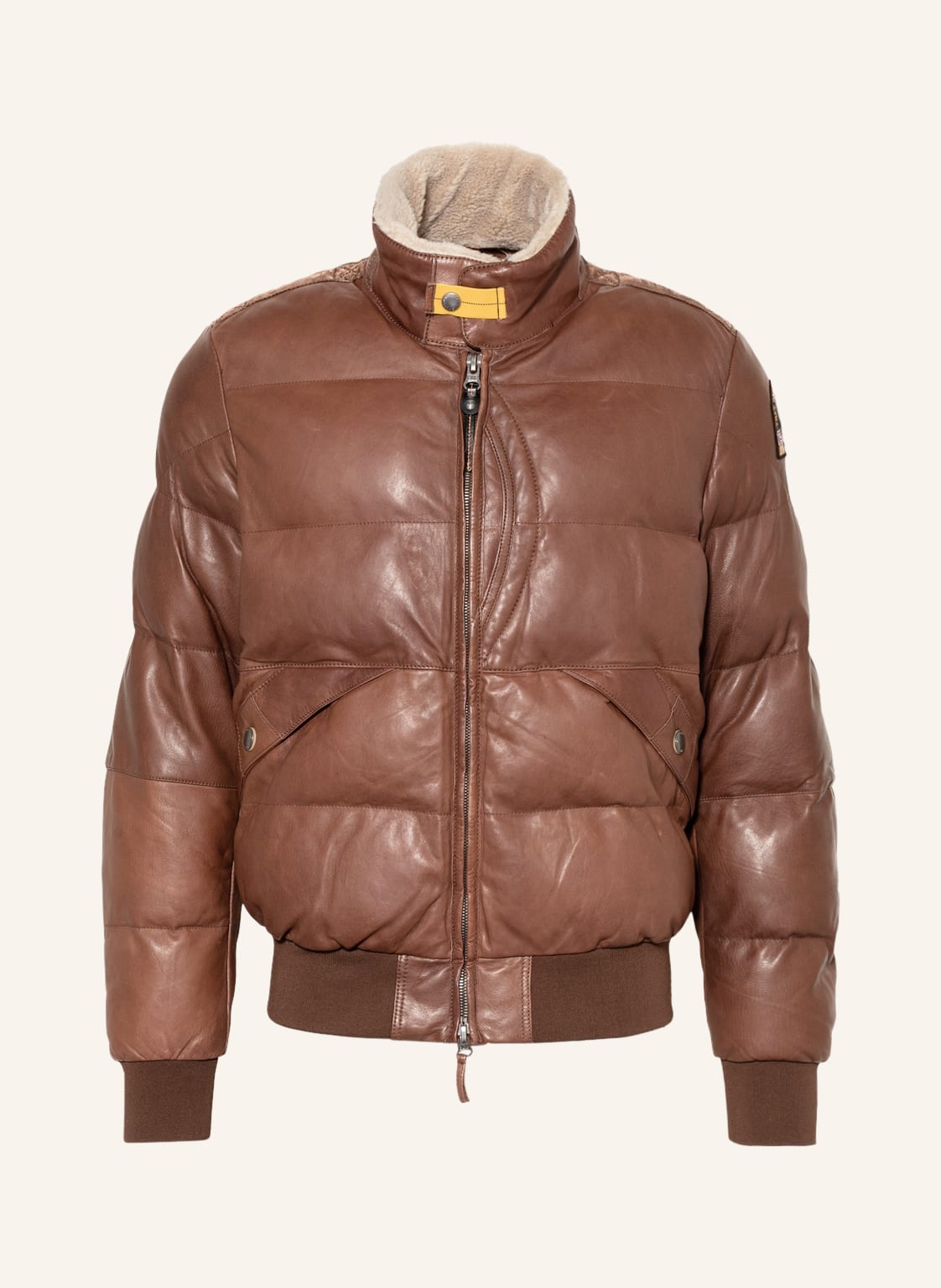 Image of Parajumpers Lederjacke braun