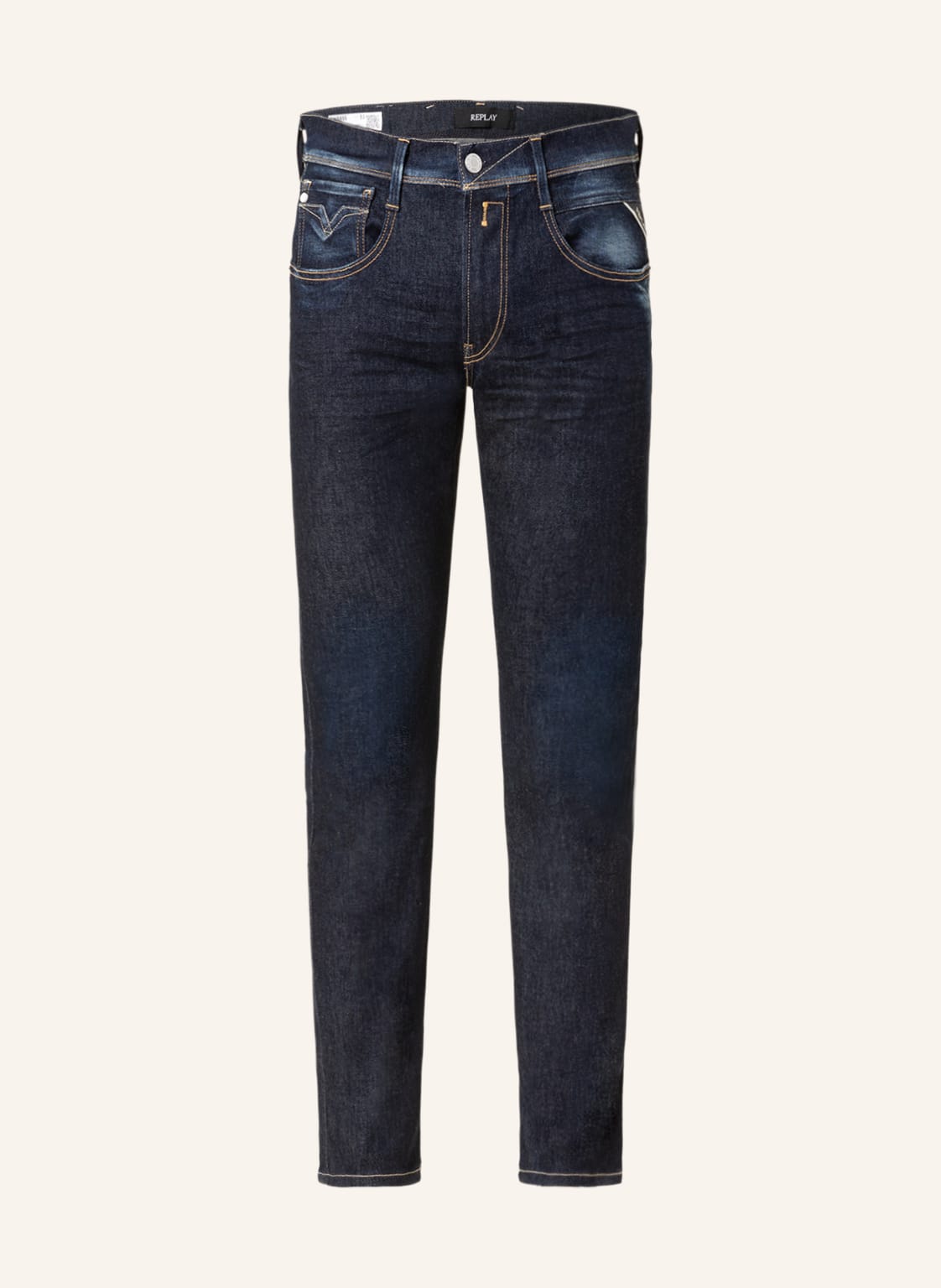 Image of Replay Jeans Anbass Skinny Fit blau