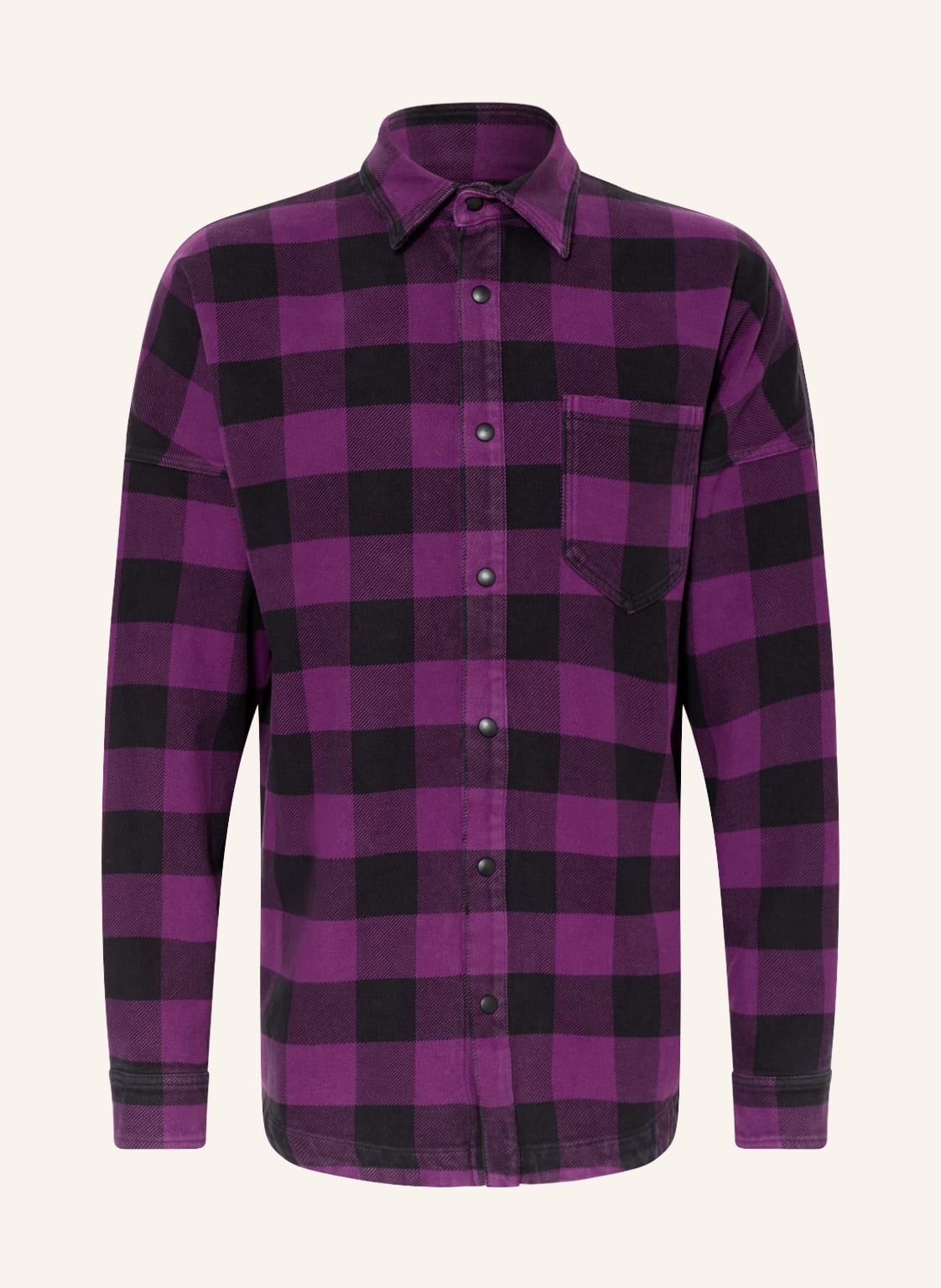 Image of Palm Angels Oversized-Overshirt violett