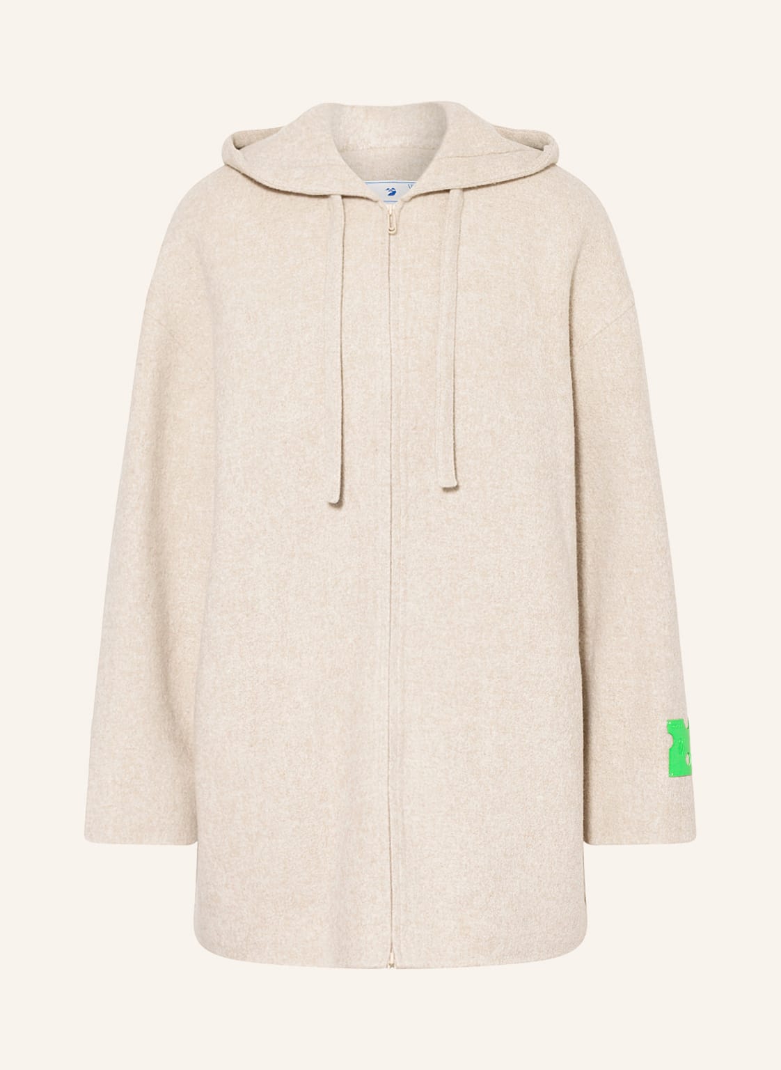 Image of Off-White Oversized-Jacke beige