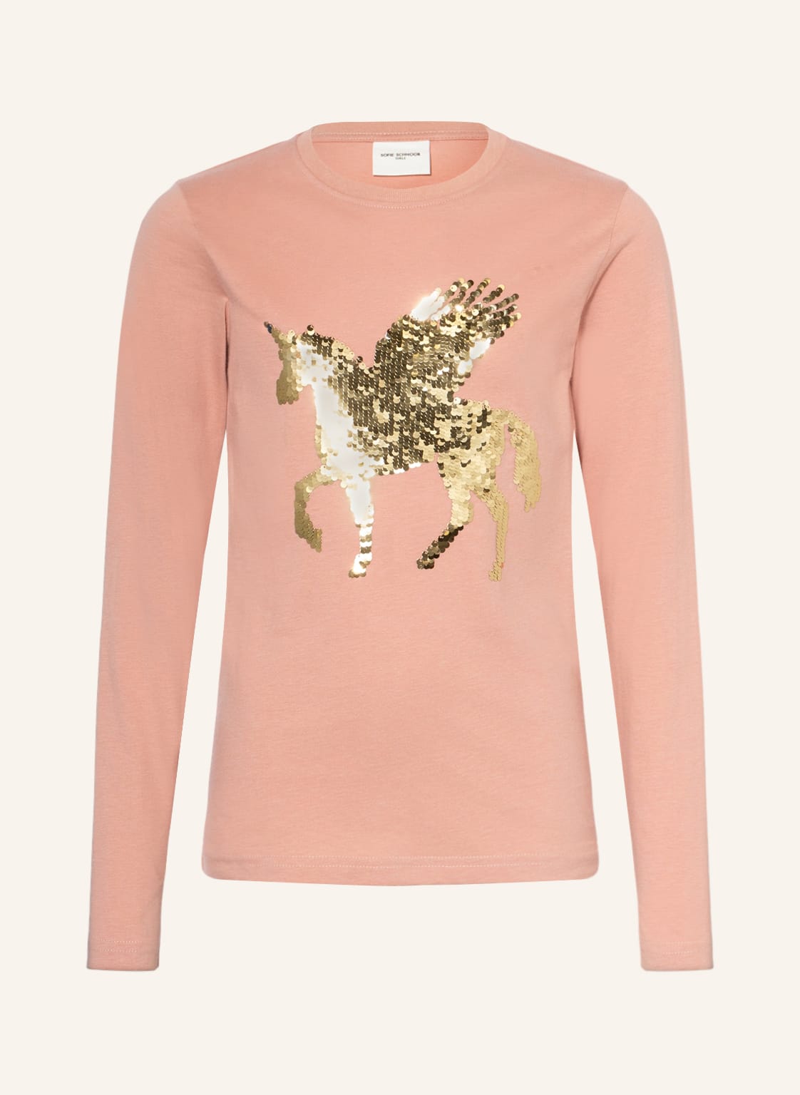 Image of Petit By Sofie Schnoor Longsleeve Mit Wendepailletten rosa