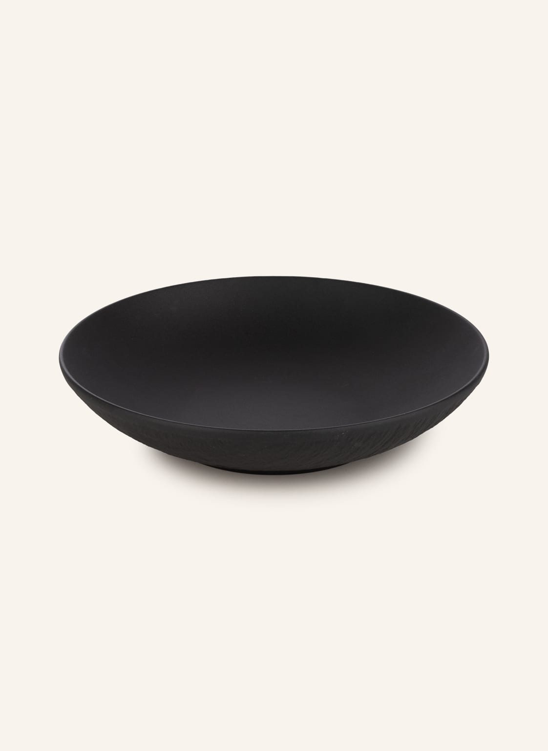 Image of Villeroy & Boch Suppenteller Manufacture Rock schwarz