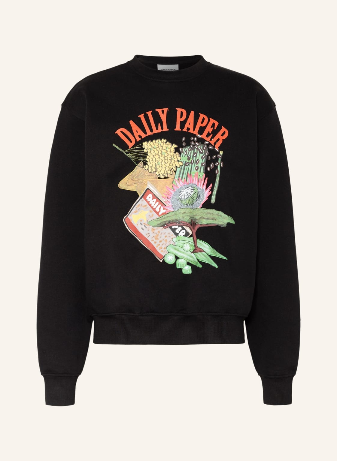 Image of Daily Paper Sweatshirt Hoji schwarz