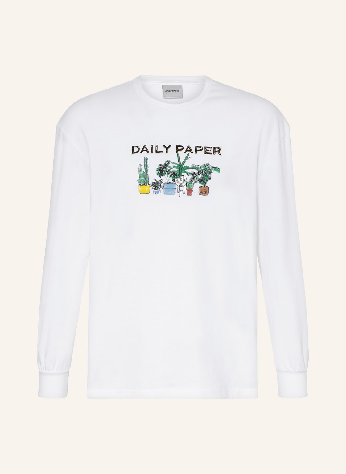 Image of Daily Paper Longsleeve Holman weiss