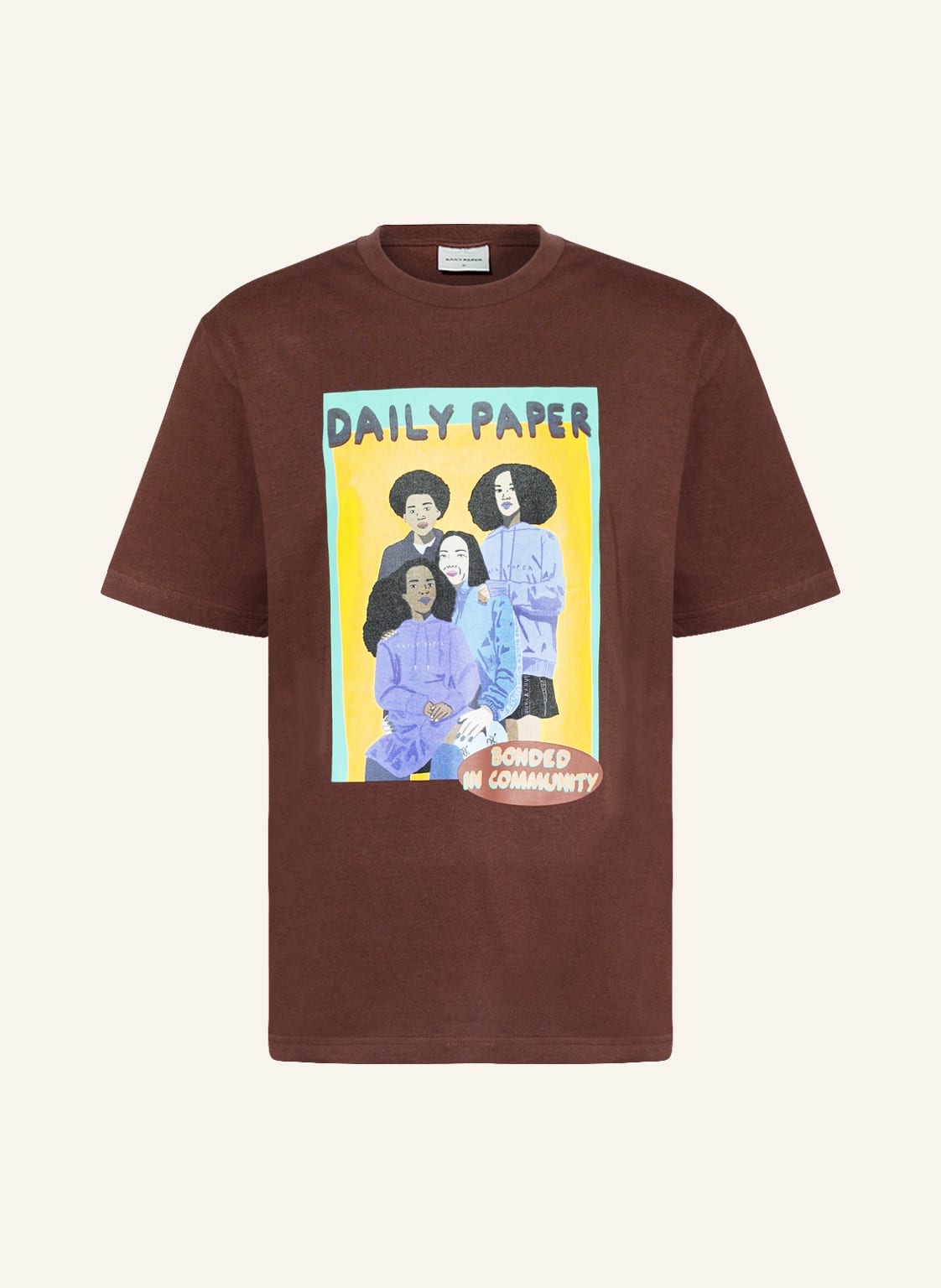 Image of Daily Paper T-Shirt Horizo braun