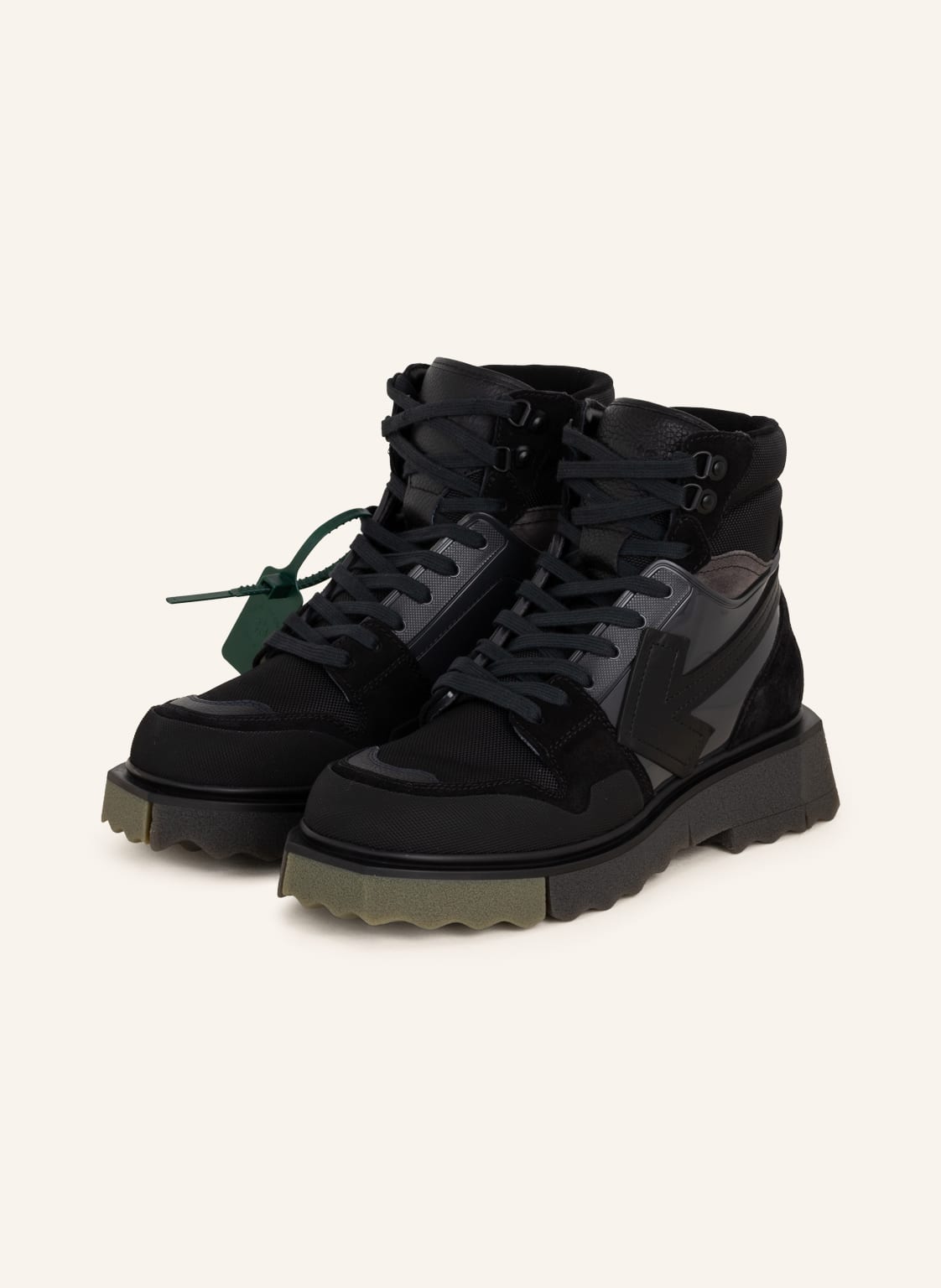 Image of Off-White Schnürboots schwarz