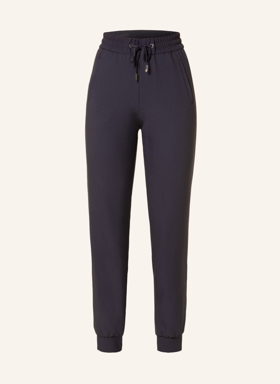 Image of S.Oliver Black Label 7/8-Hose Im Jogging-Stil blau