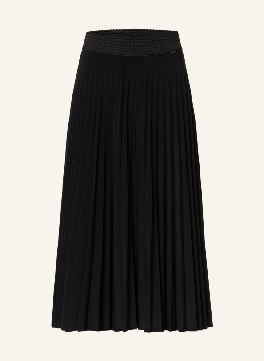 Image of Rich&Royal Plisseerock schwarz