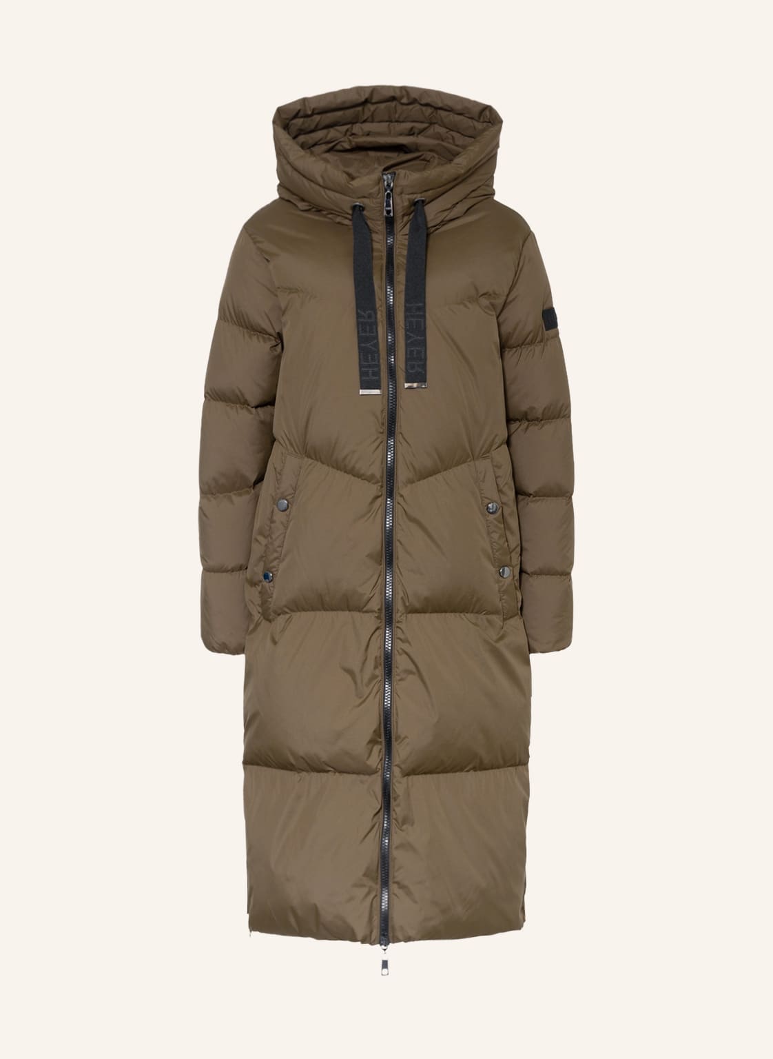 Image of Heyer Lightweight-Daunenmantel Abigail gruen