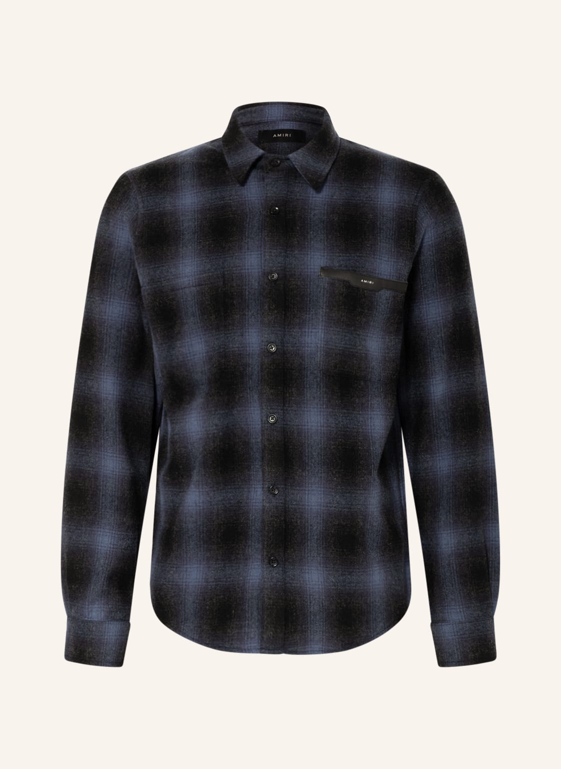 Image of Amiri Hemd Comfort Fit blau
