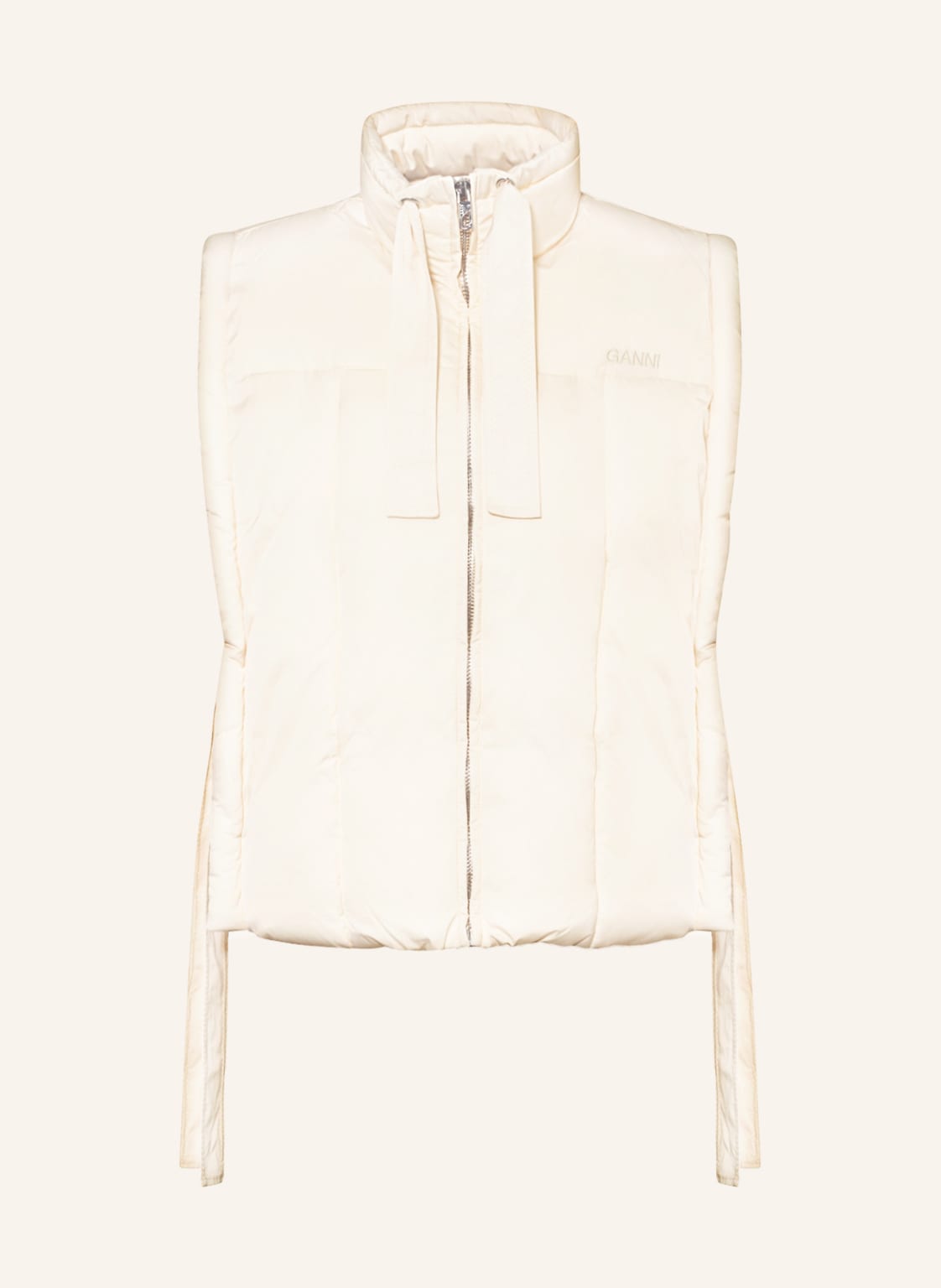 Image of Ganni Steppweste weiss