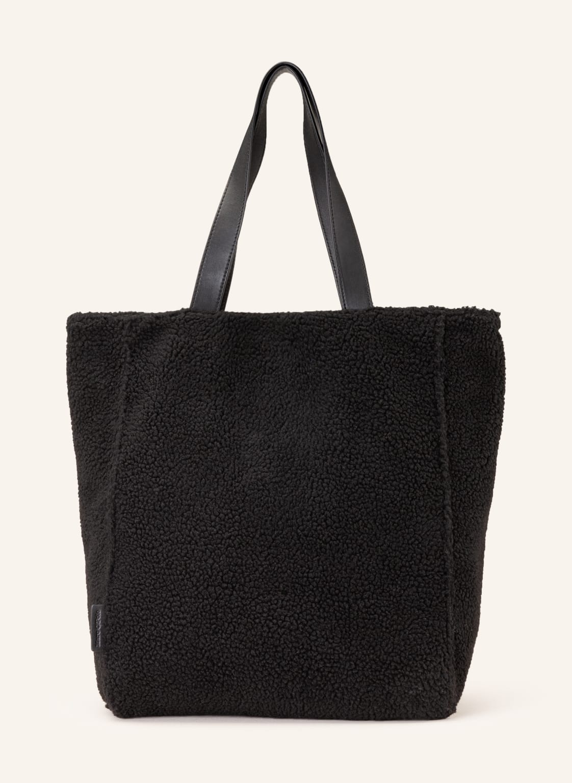 Image of Marc O'polo Teddyfell-Shopper Mit Pouch schwarz