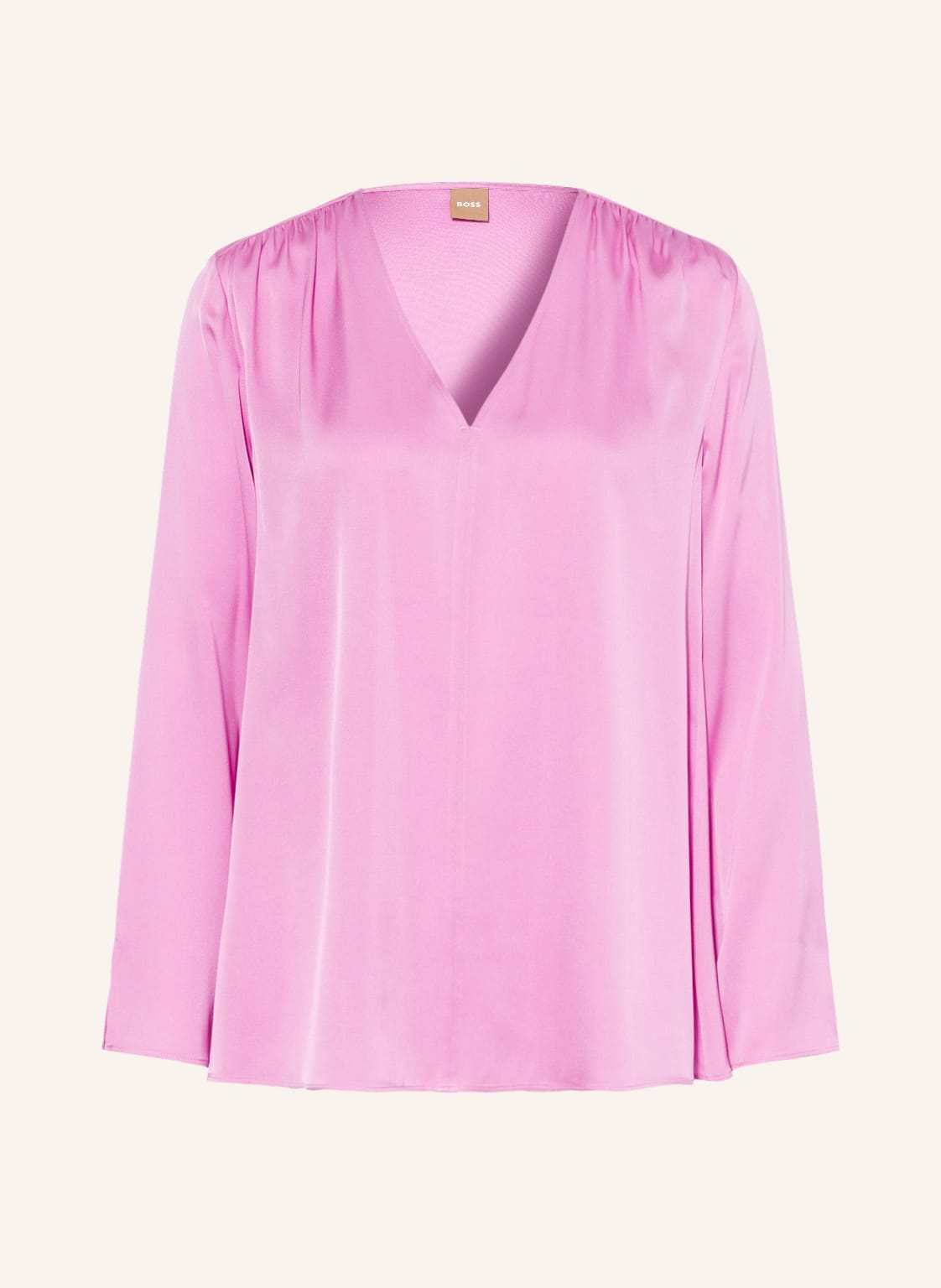 Image of Boss Blusenshirt Iore Aus Seide rosa
