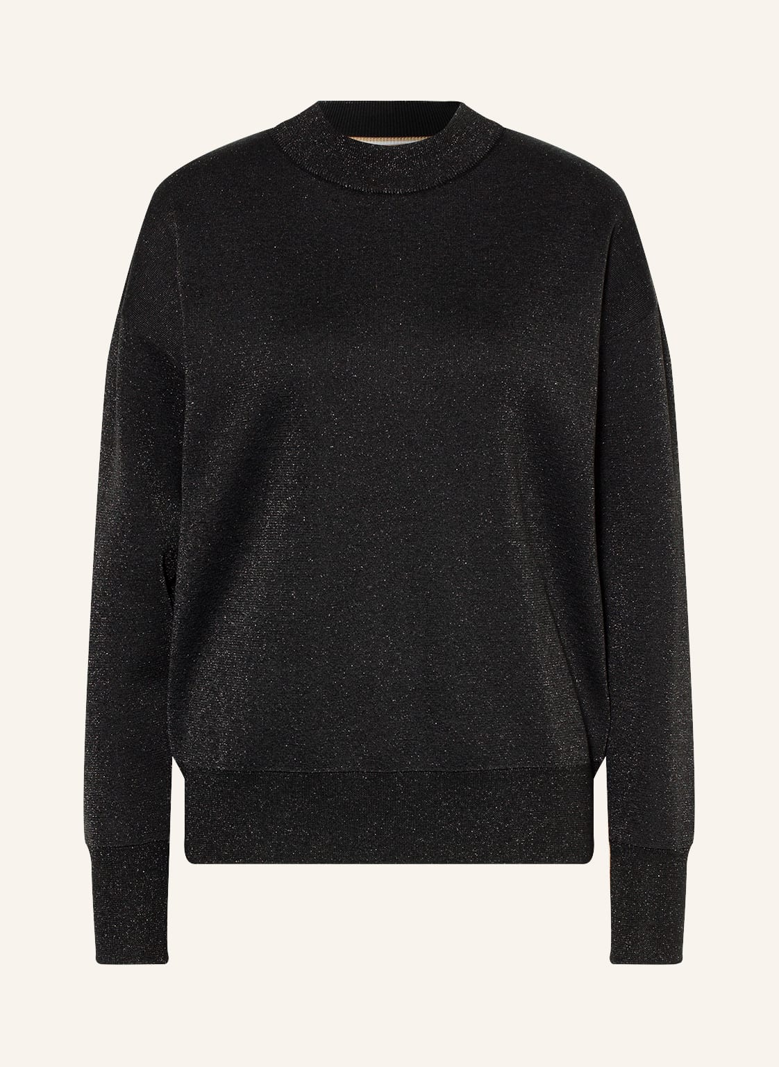 Image of Boss Pullover Fangal Mit Glitzergarn schwarz