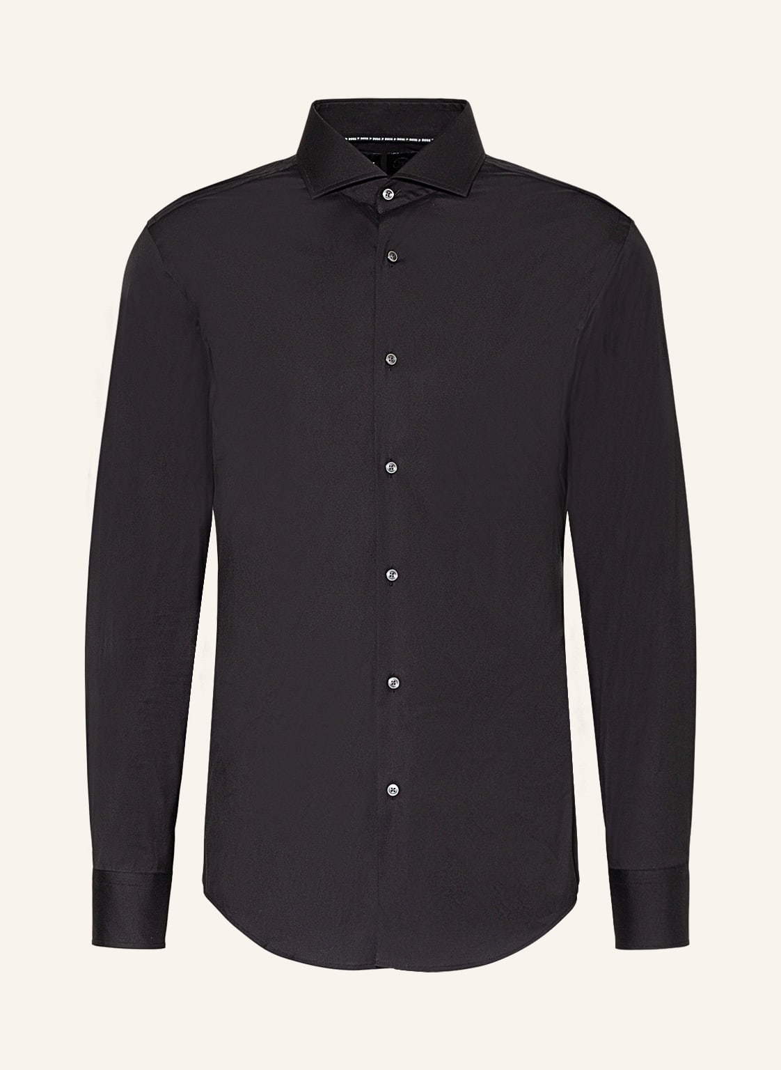Image of Boss Jerseyhemd Hank Performance Slim Fit schwarz