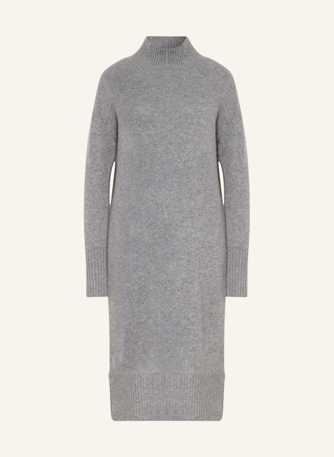 Image of Mrs & Hugs Strickkleid Aus Cashmere grau