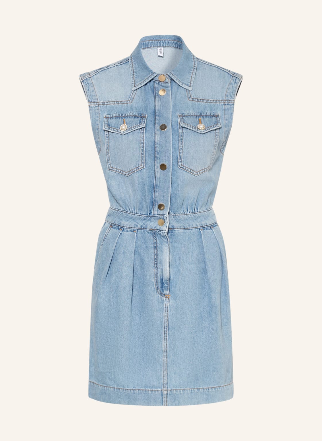 Image of Liu Jo Jeanskleid Mit Schmucksteinen blau