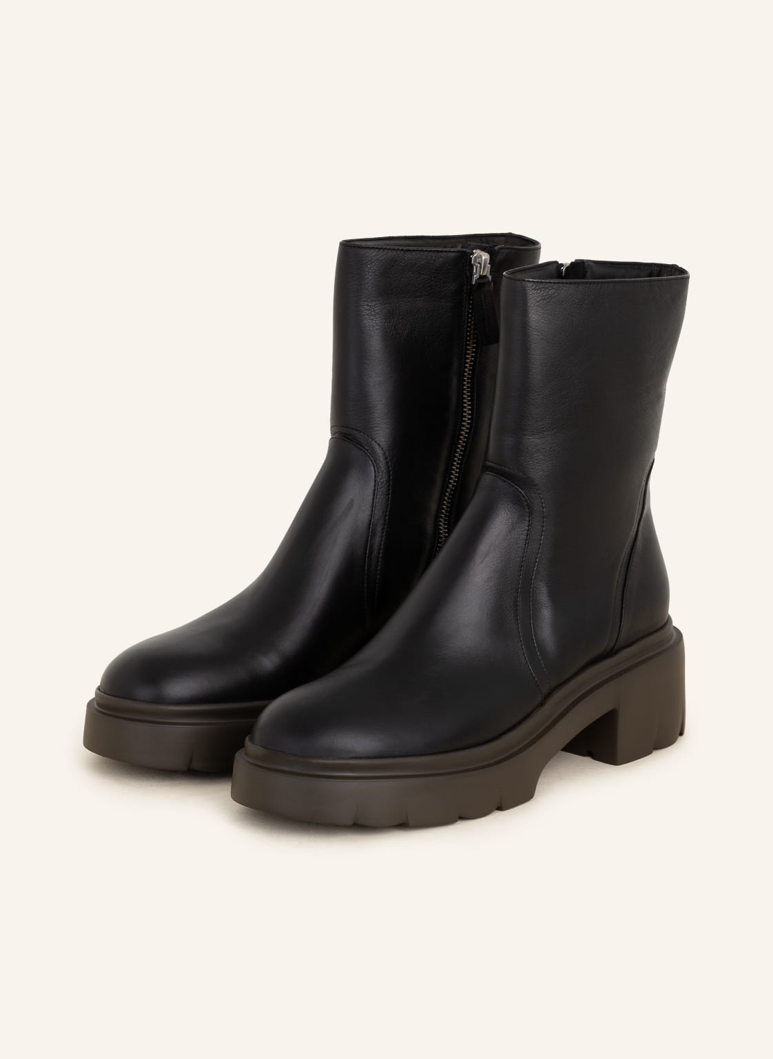 Image of Pomme D'or Plateau-Boots schwarz