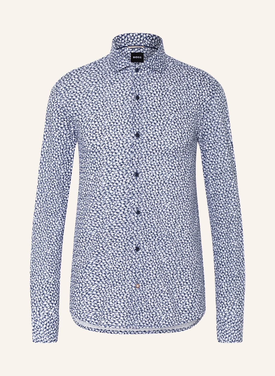 Image of Boss Jeseyhemd Hal Casual Fit blau