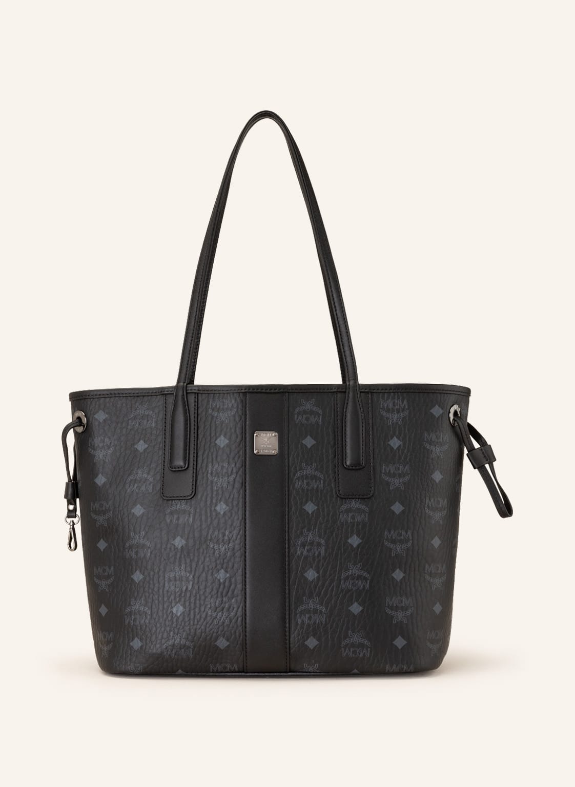 Image of Mcm Shopper Liz Small Zum Wenden schwarz