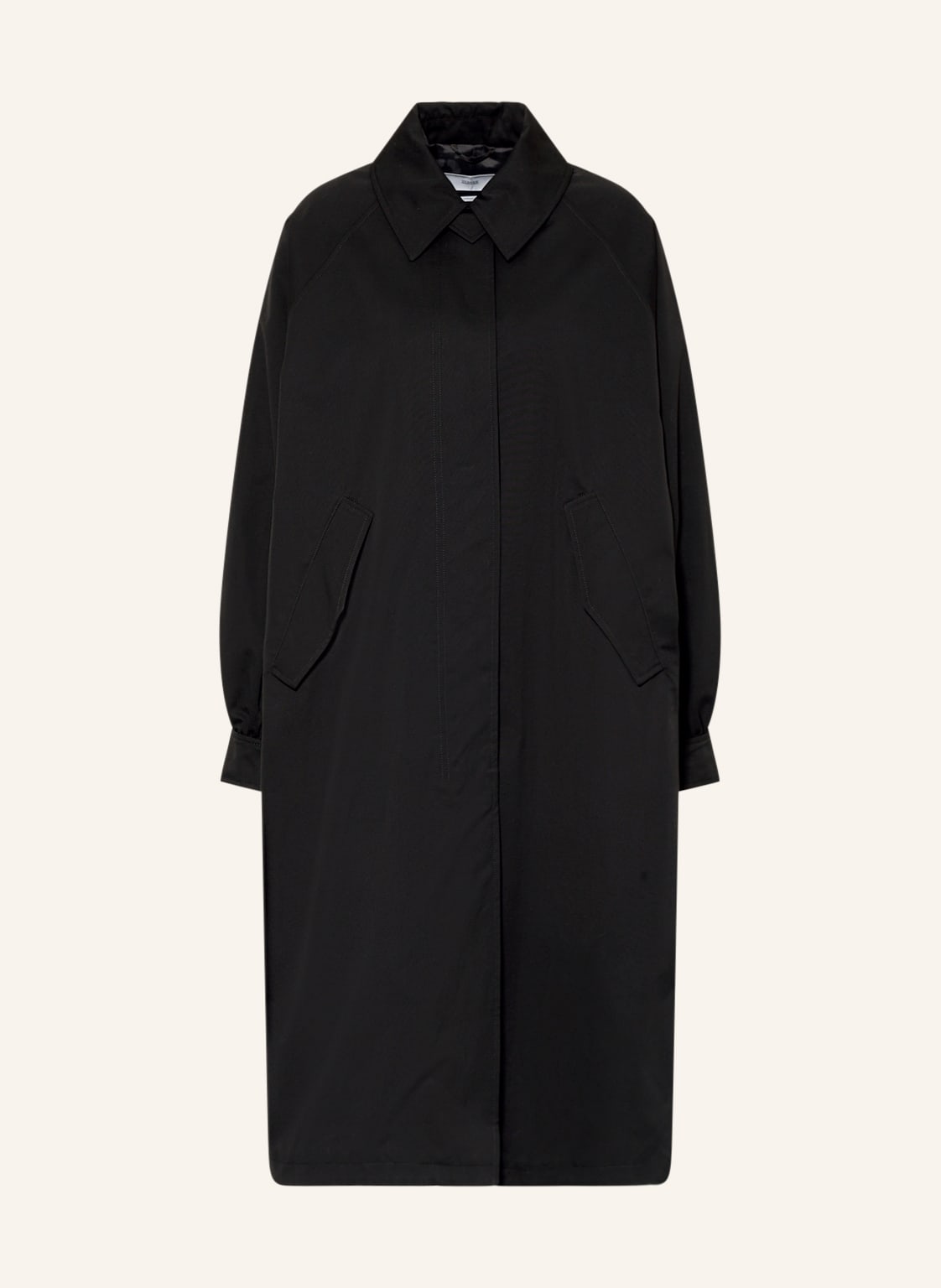Image of Closed Oversized-Trenchcoat schwarz