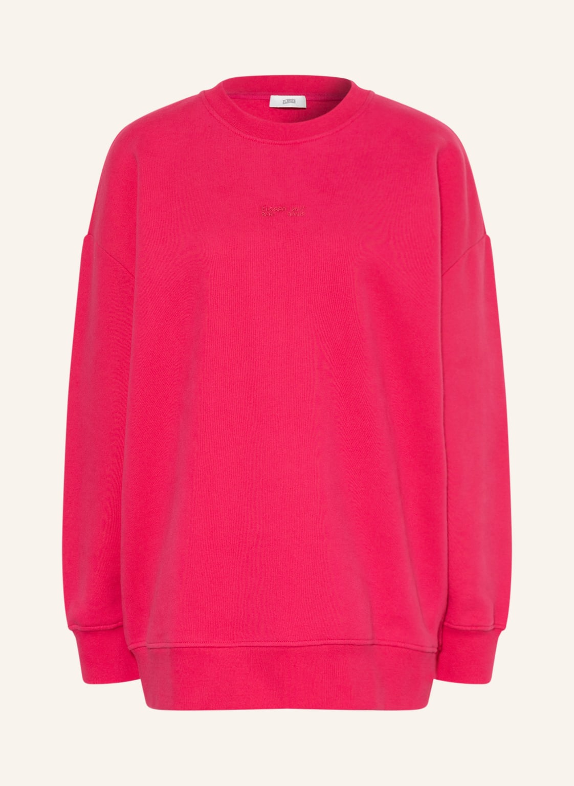 Image of Closed Oversized-Sweatshirt pink