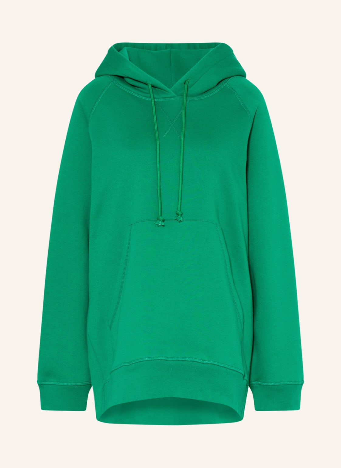 Image of Closed Oversized-Hoodie gruen