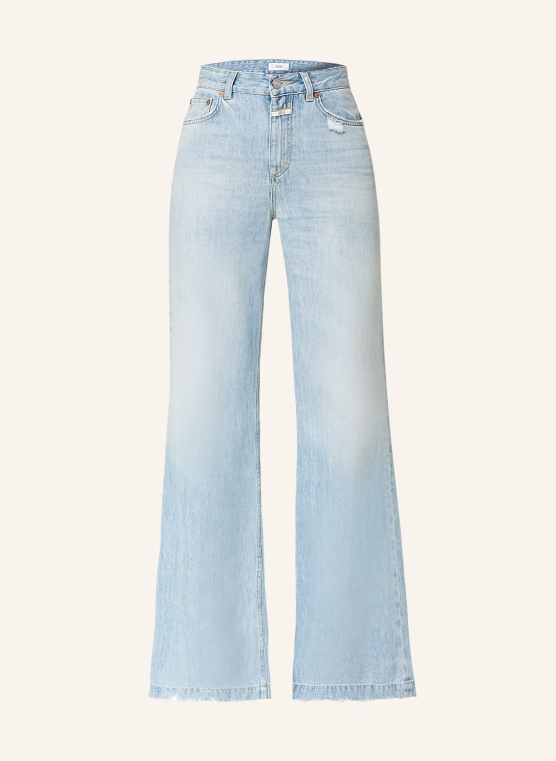 Image of Closed Flared Jeans Glow-Up blau