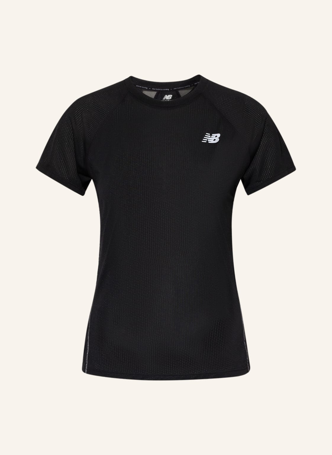 Image of New Balance Laufshirt Impact Run Mit Mesh schwarz