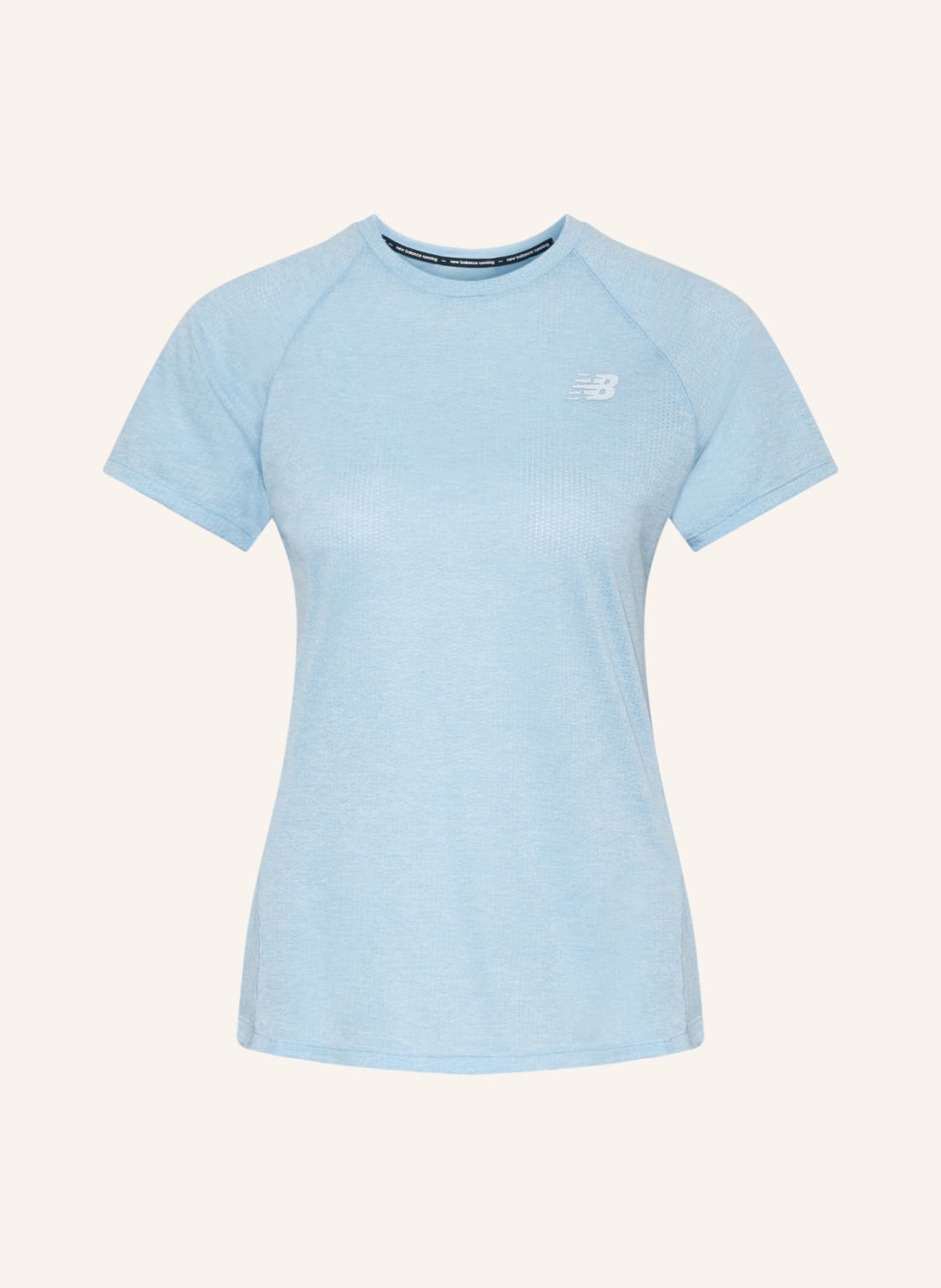 Image of New Balance Laufshirt Impact Run Mit Mesh blau