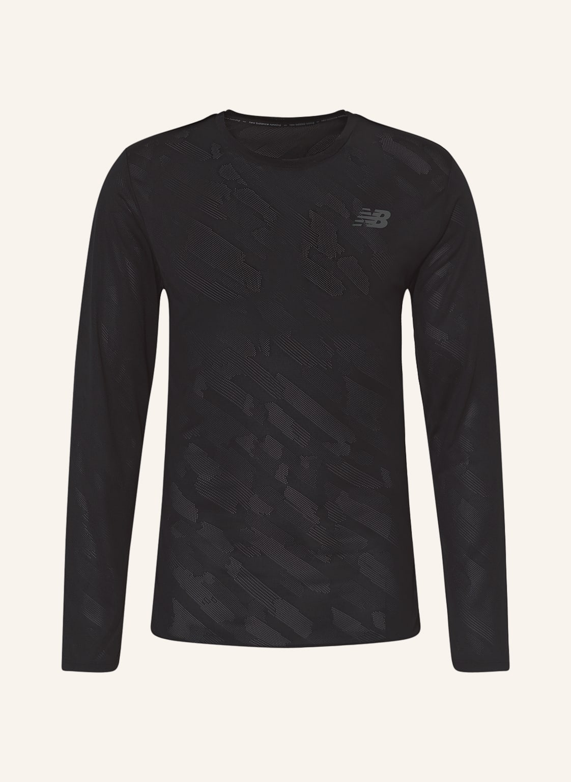 Image of New Balance Laufshirt Speed Aus Mesh schwarz