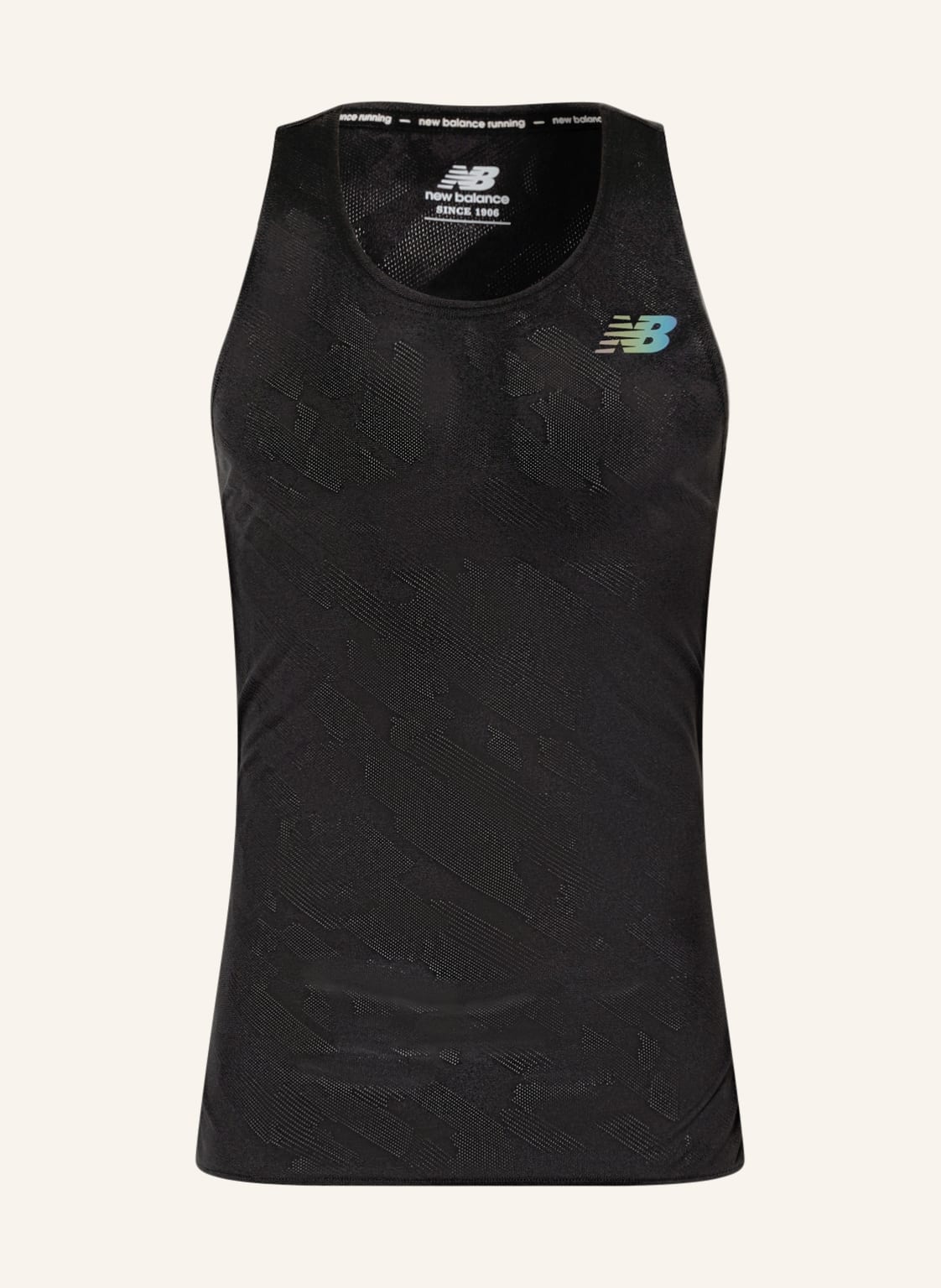 Image of New Balance Tanktop Speed Aus Mesh schwarz