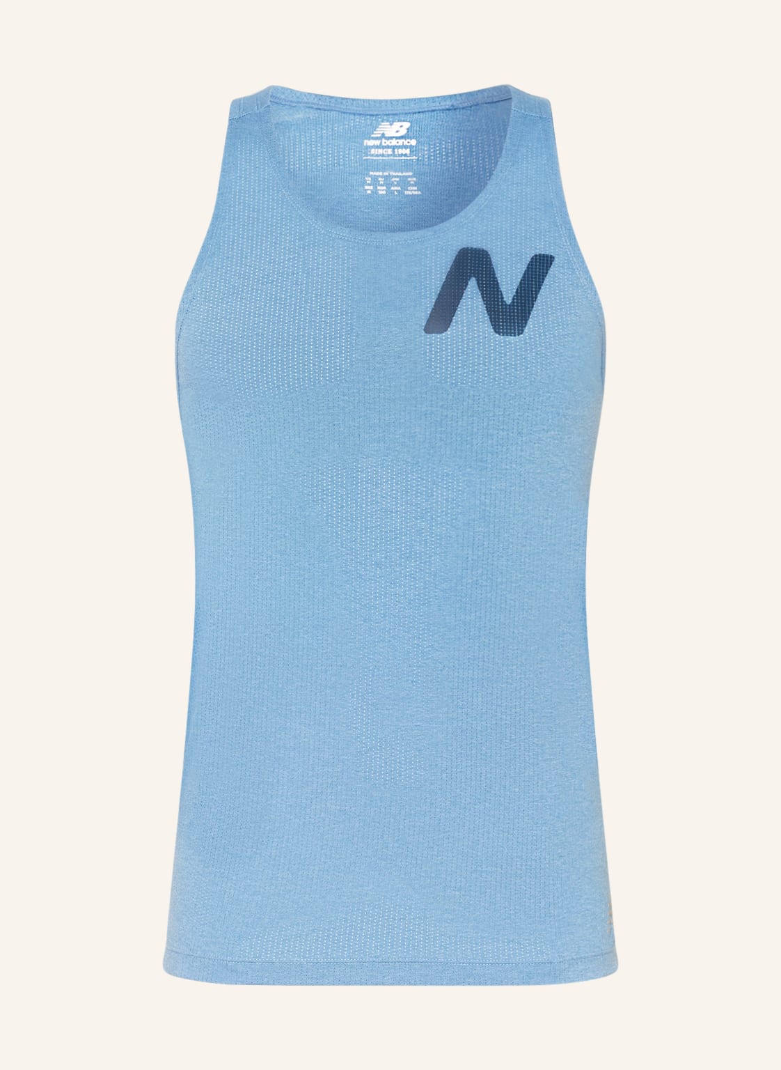Image of New Balance Tanktop Impact Run Aus Mesh blau