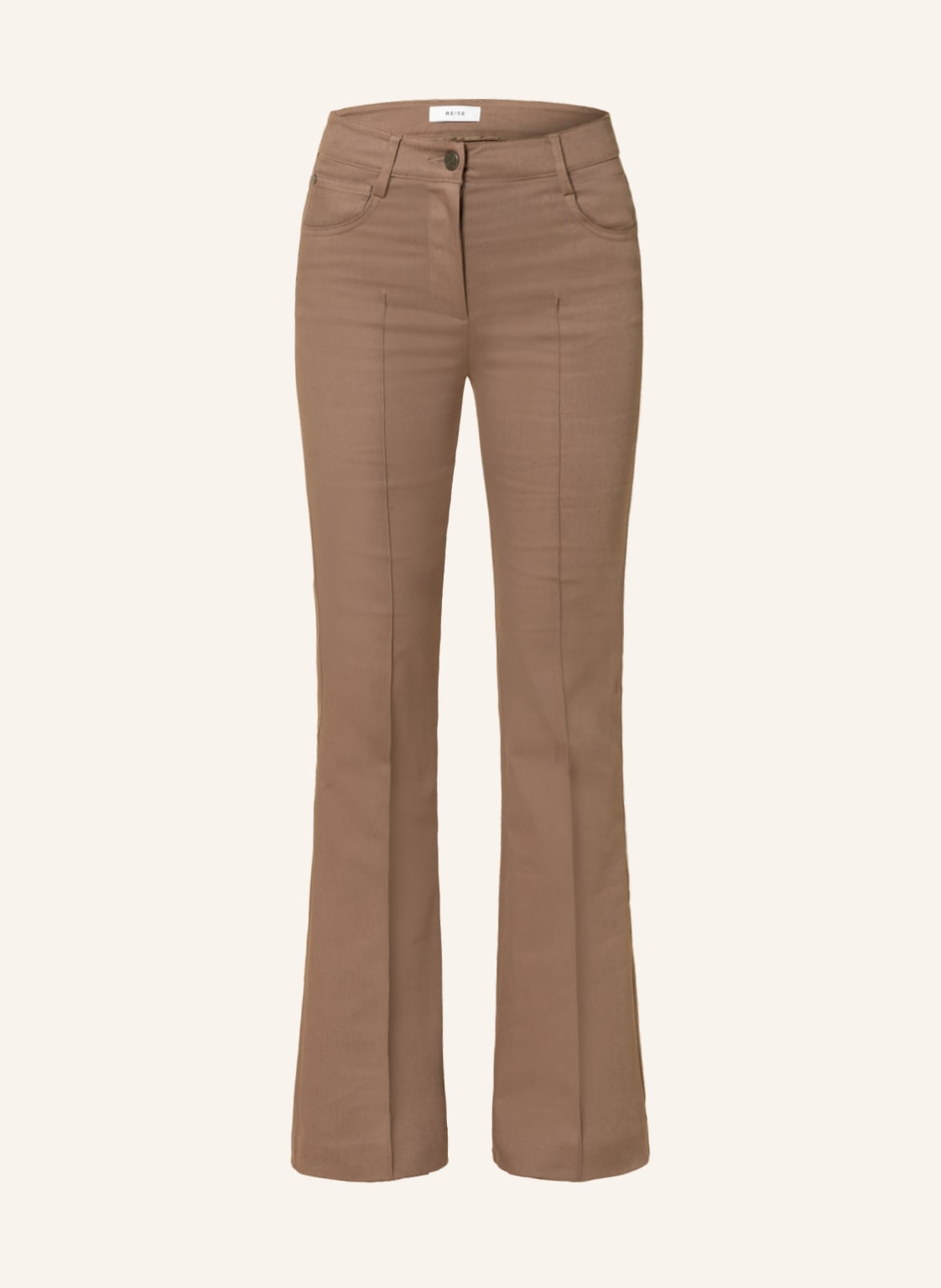 Image of Reiss Bootcut-Hose beige
