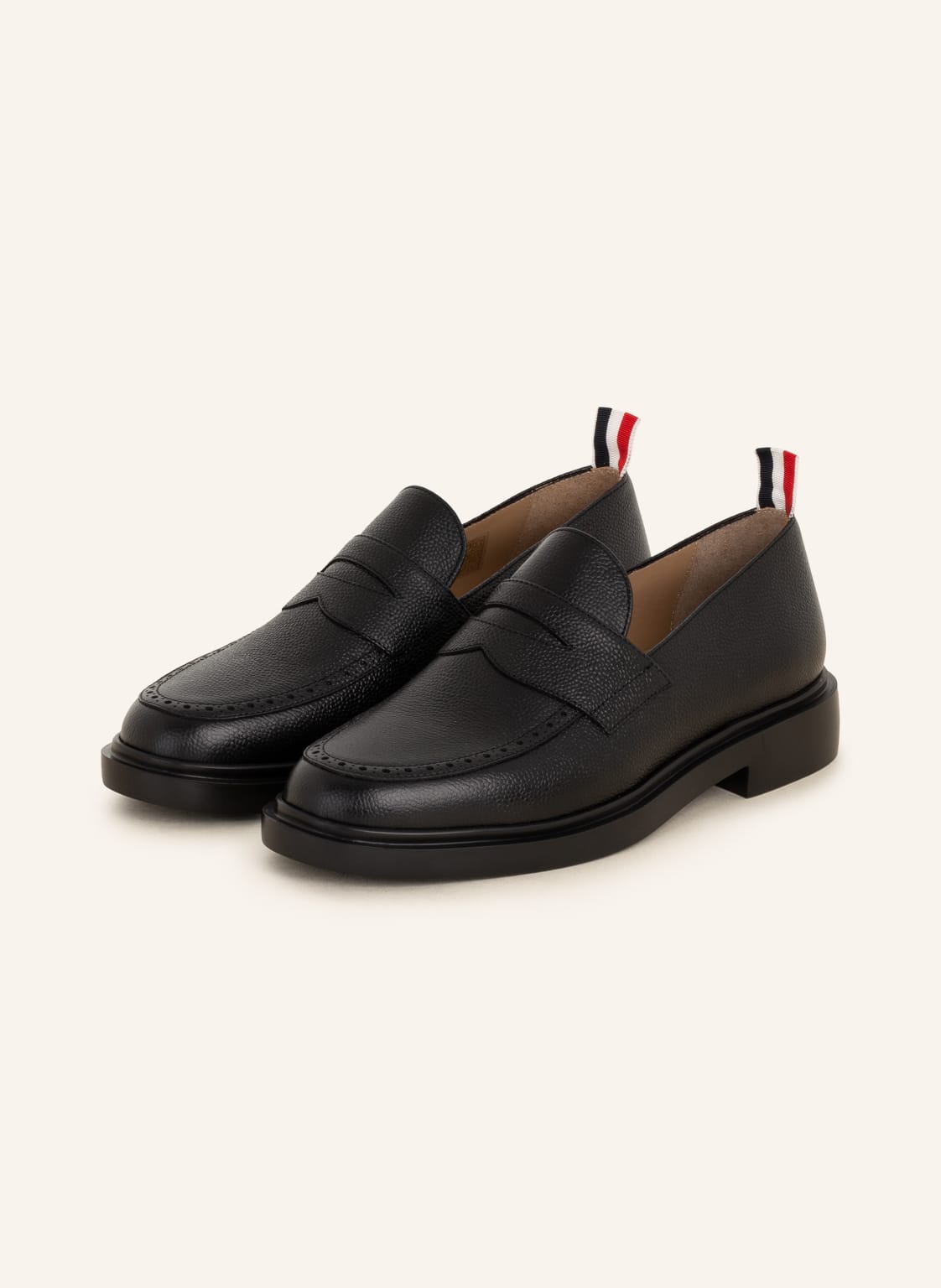 Image of Thom Browne. Penny-Loafer schwarz