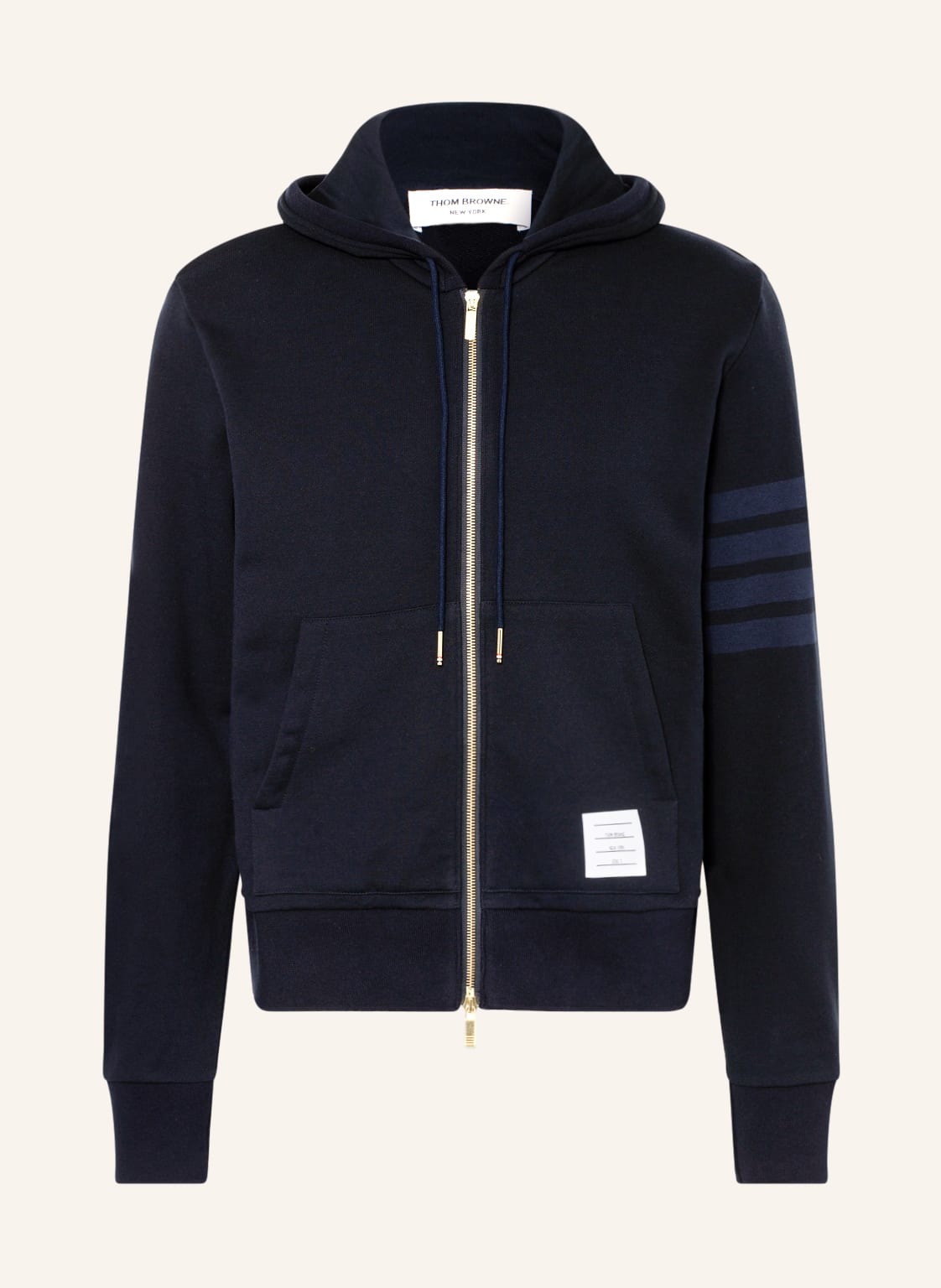 Image of Thom Browne. Sweatjacke blau