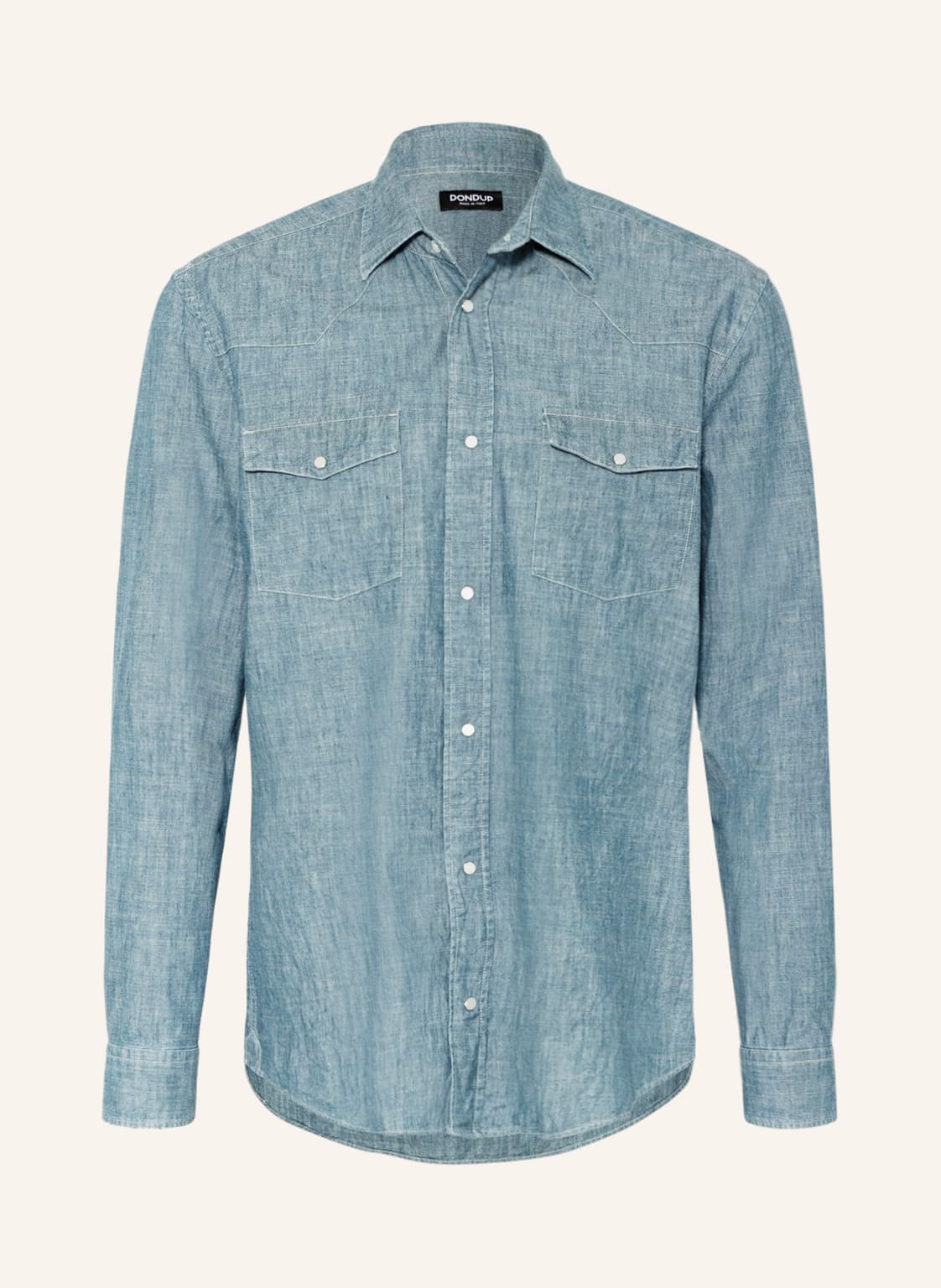Image of Dondup Hemd Regular Fit blau