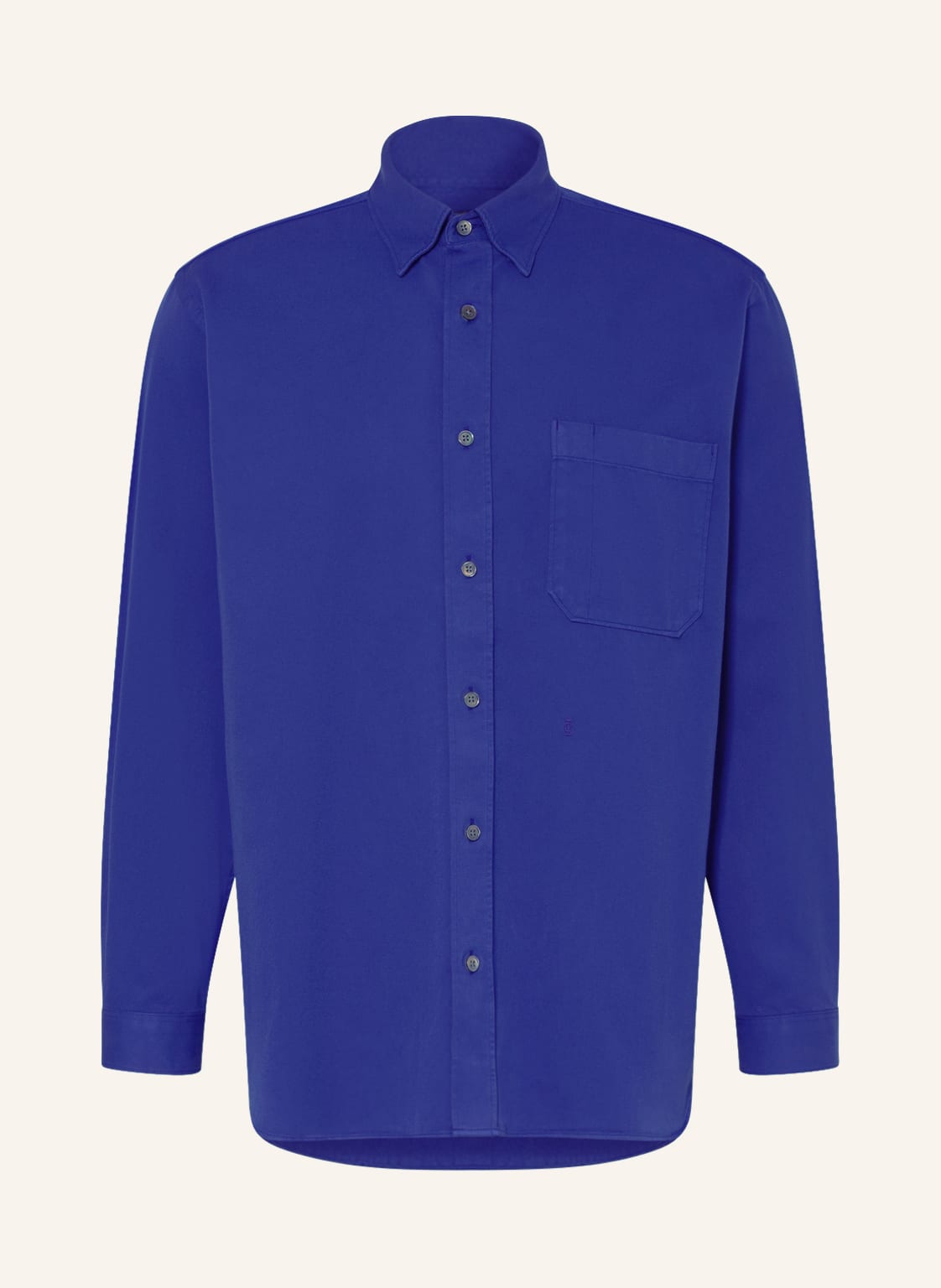 Image of Closed Hemd Regular Fit blau