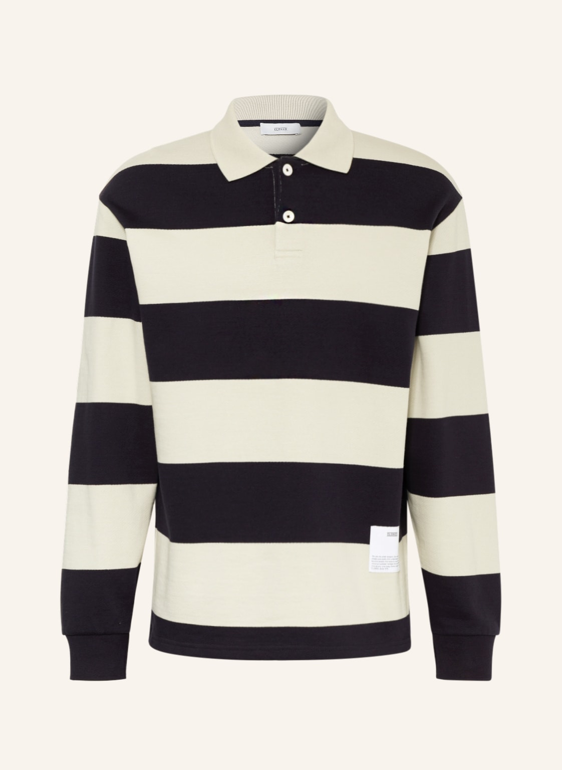 Image of Closed Jersey-Poloshirt blau