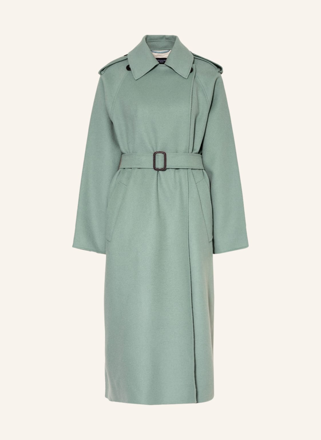 Image of Weekend Maxmara Wollmantel Cobalto gruen