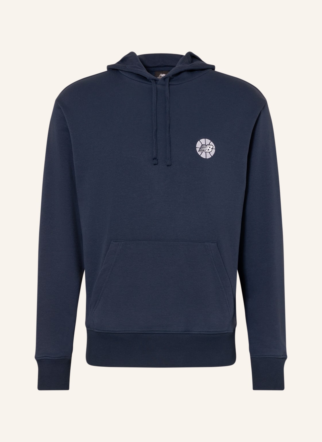 Image of New Balance Hoodie Hoops Essentials blau
