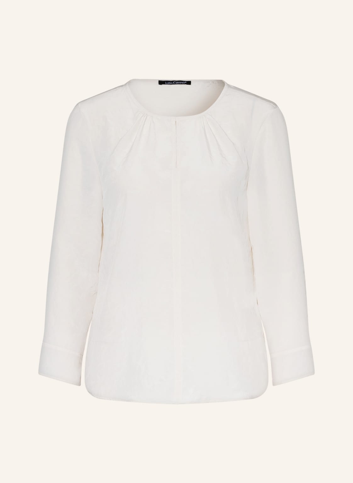 Image of Luisa Cerano Blusenshirt Mit 3/4-Arm weiss