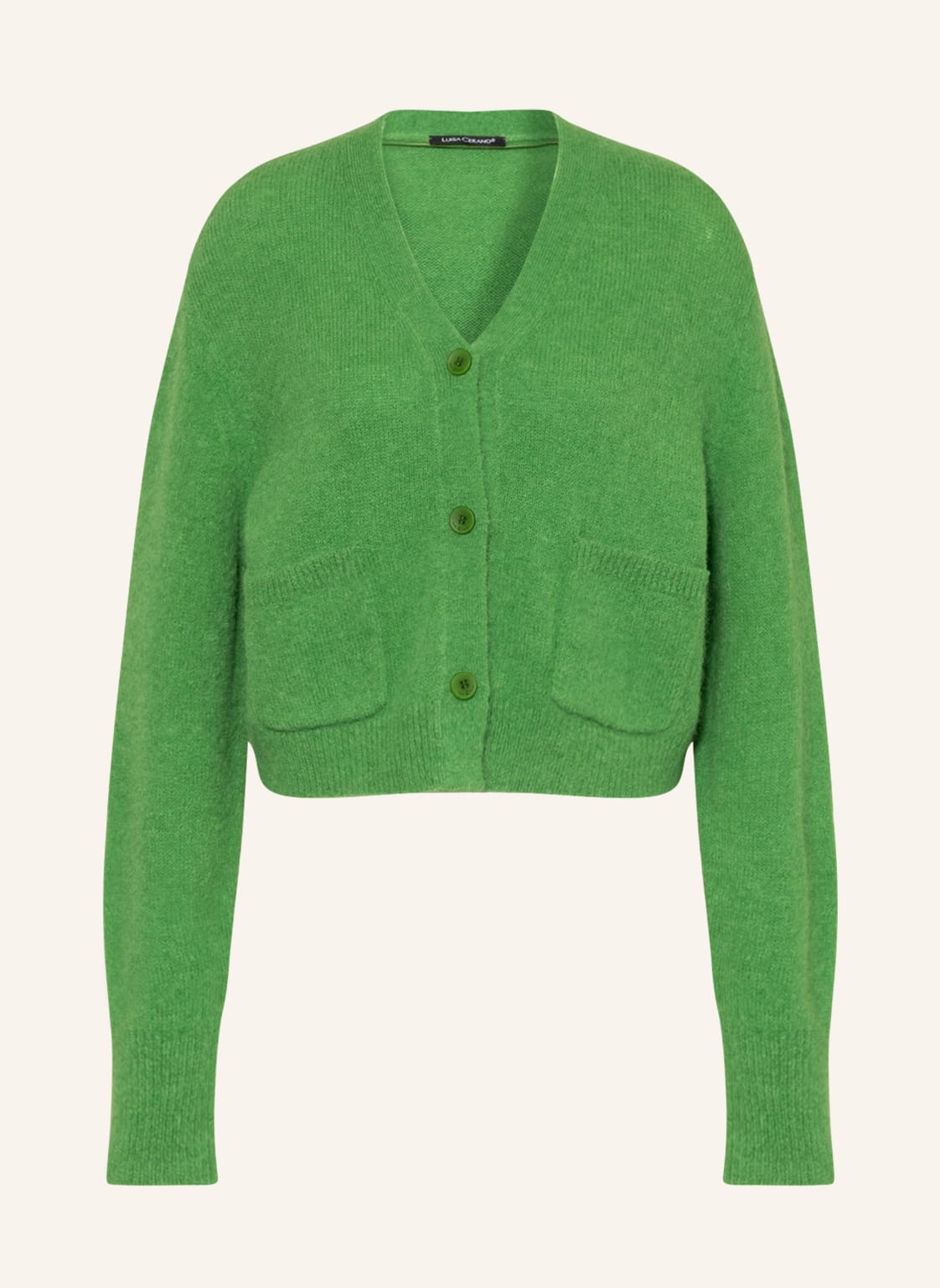 Image of Luisa Cerano Strickjacke Aus Alpaka gruen