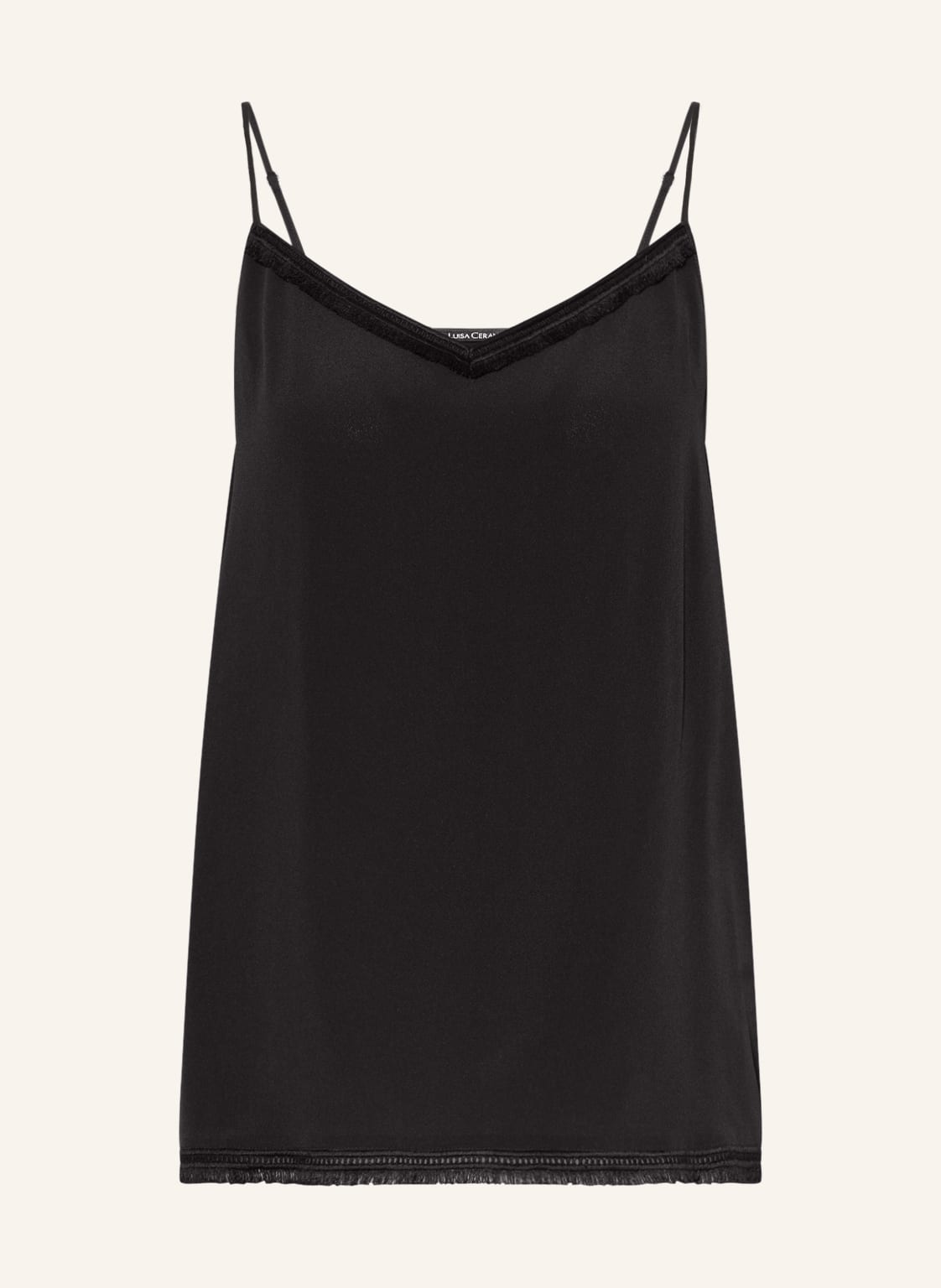 Image of Luisa Cerano Blusentop Mit Seide schwarz