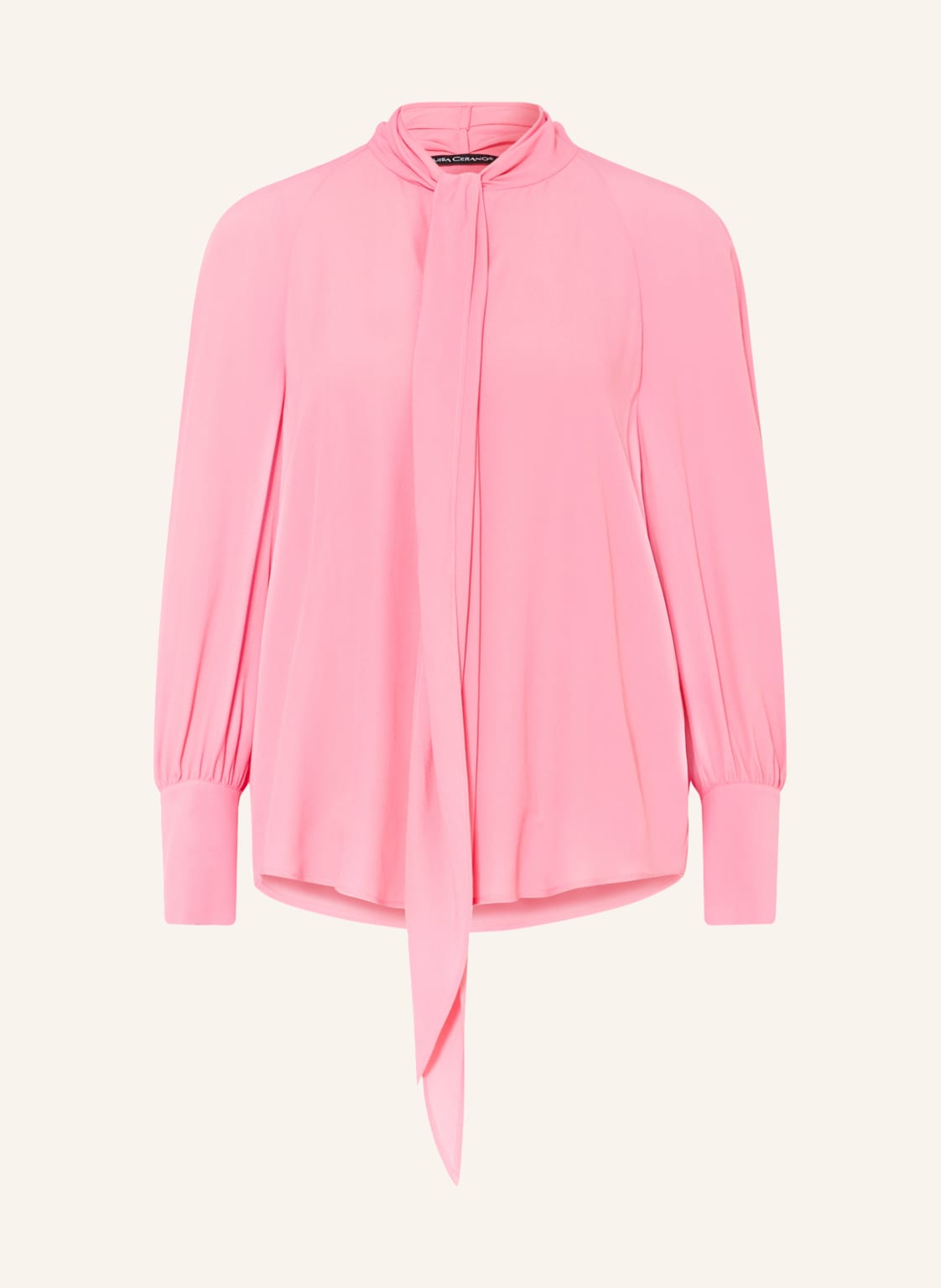 Image of Luisa Cerano Schluppenbluse Mit Seide rosa