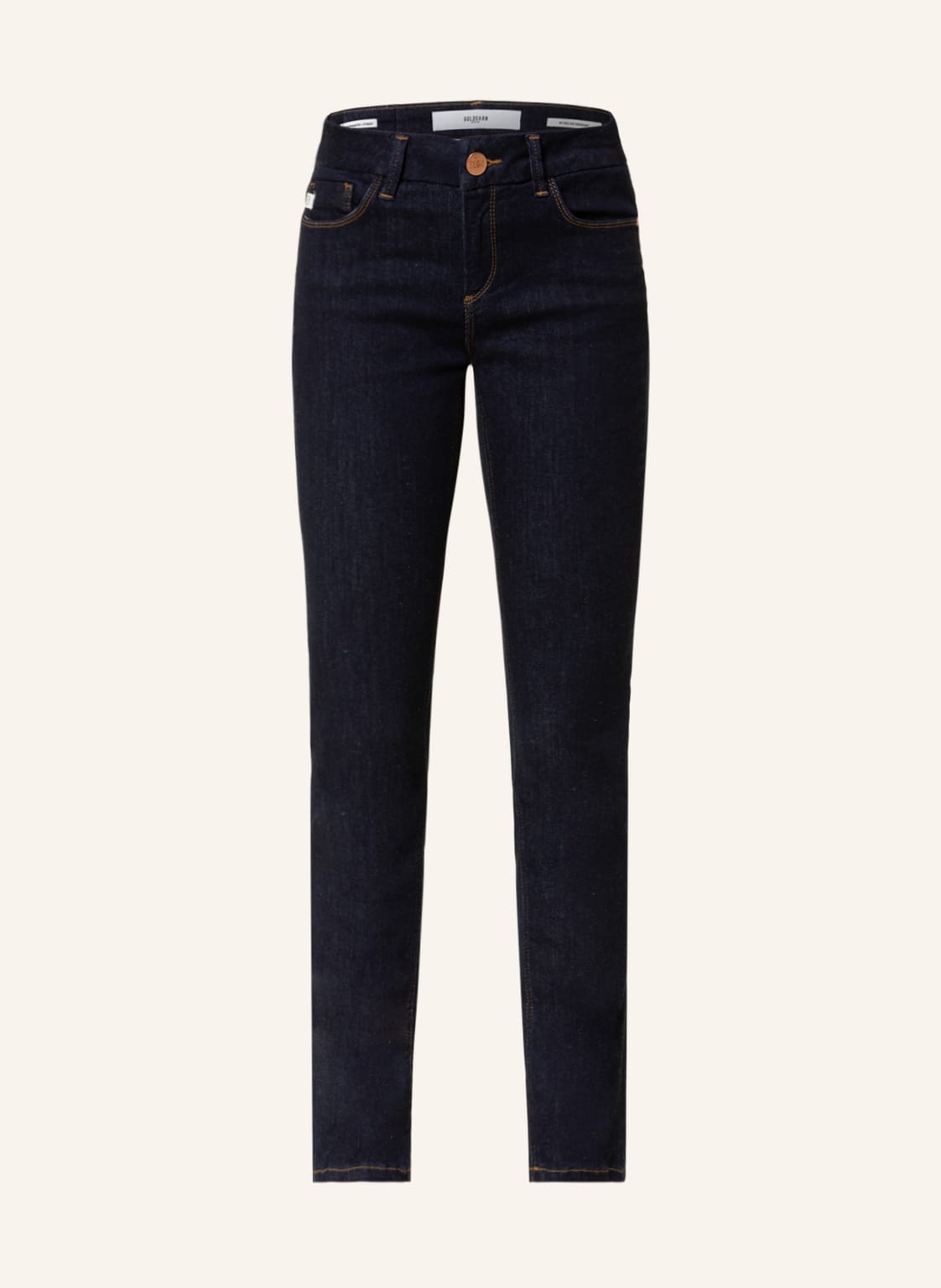 Image of Goldgarn Denim Straight Jeans Rosengarten blau