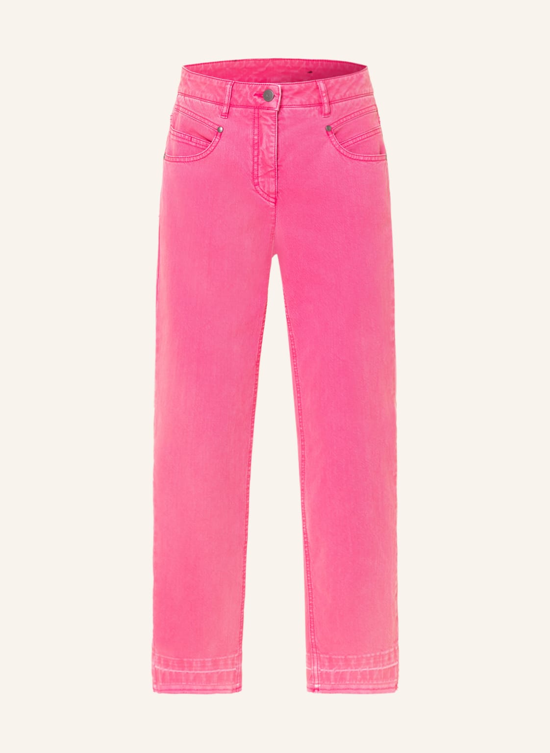 Image of Luisa Cerano Straight Jeans pink